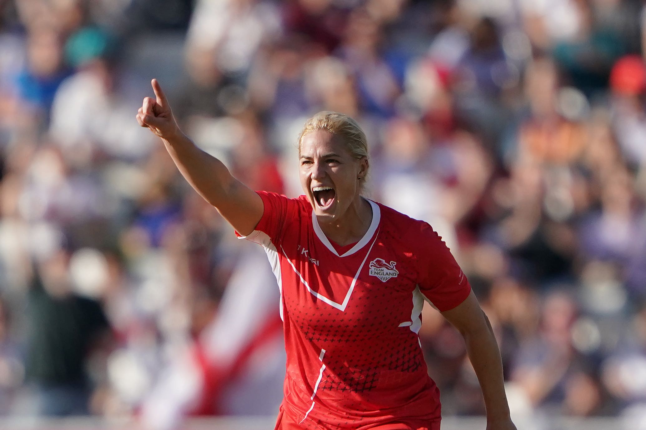 Katherine Brunt has announced her retirement from County Cricket (Zac Goodwin/PA)