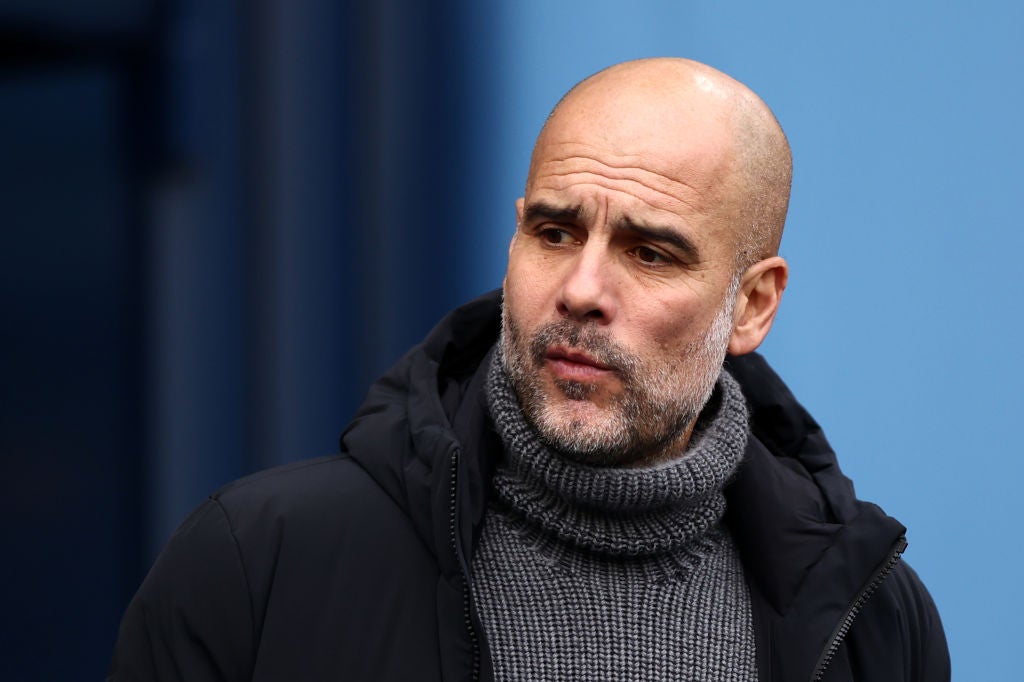 Pep Guardiola is well drilled in the back and forth between two title rivals