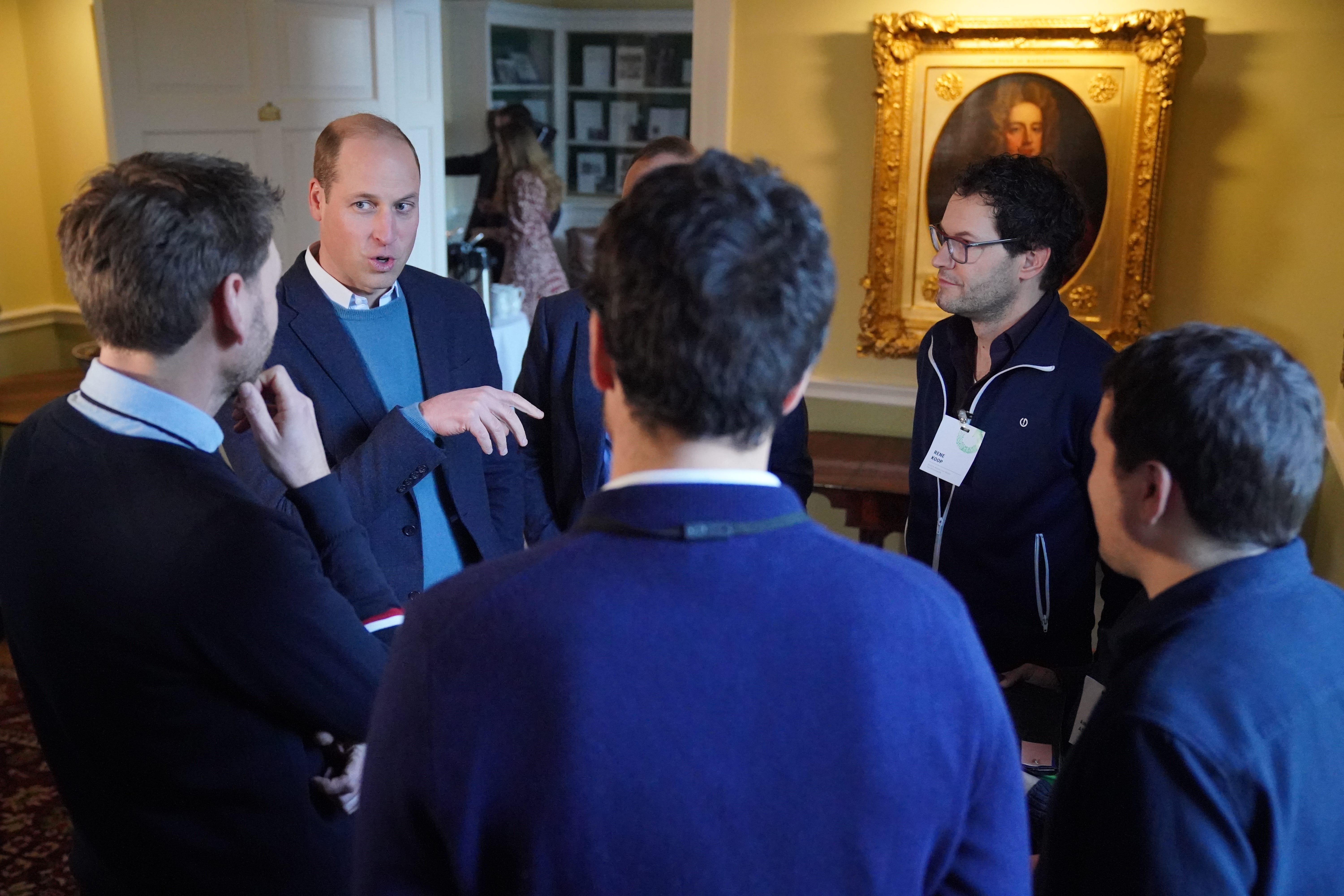 The Prince of Wales speaks to the Earthshot Prize 2022 finalists (Jonathan Brady/PA)