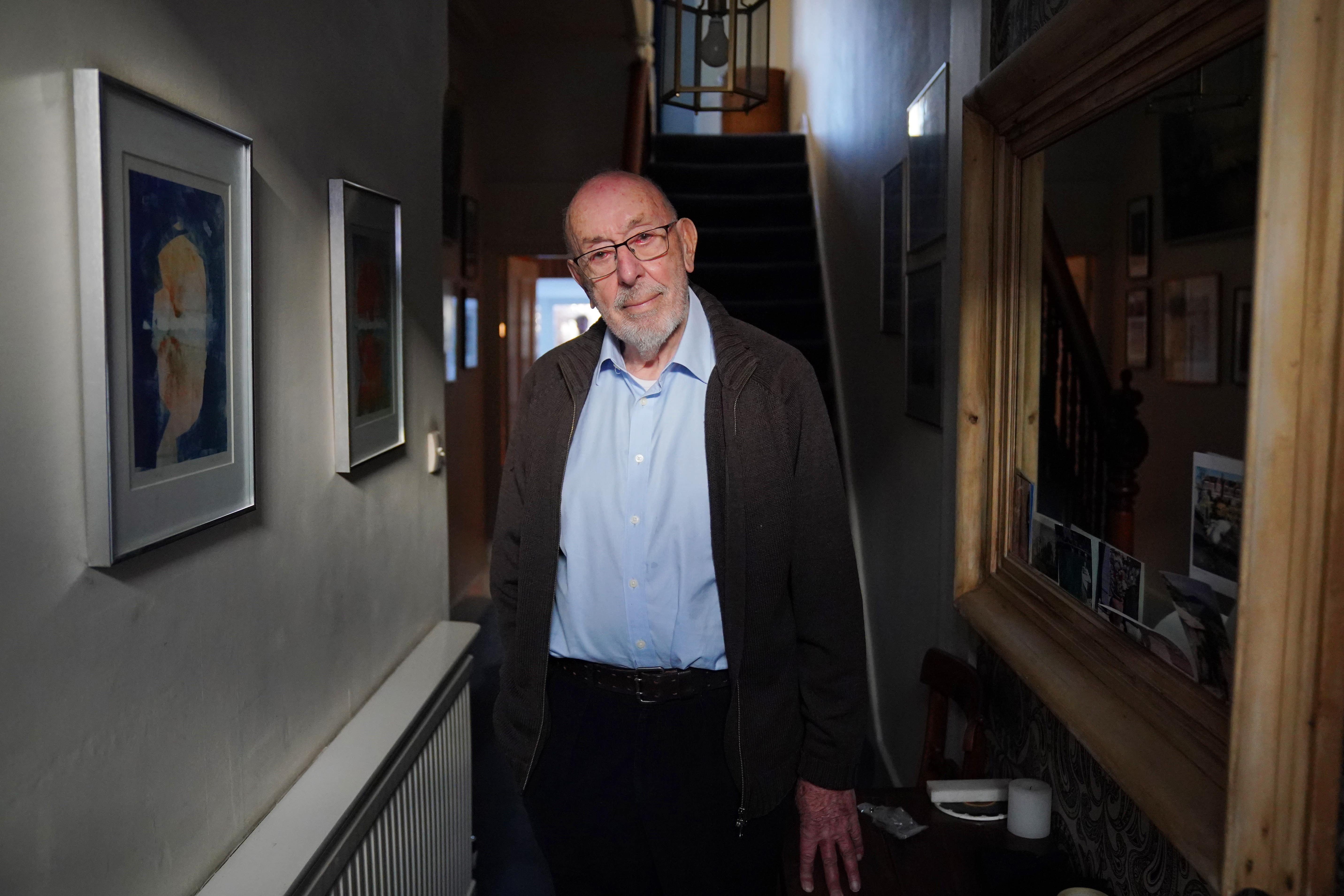 Survivor John Dobai talks about Holocaust Memorial Day (PA)Holocaust survivor, John Dobai, who was born in Budapest in 1934, speaking to the Press Association at his home in Richmond, south west London, ahead of Holocaust Memorial Day on January 27. Picture date: Monday January 23, 2023. PA Photo. In 1944, when Hungary was under German occupation, John and his mother were forced to relocate to a compulsory Jewish residence which was a precursor to being deported. John and his family moved to the UK in 1948, where he completed school and university and eventually started his own family. See PA story MEMORIAL Holocaust . Photo credit should read: Jonathan Brady/PA Wire