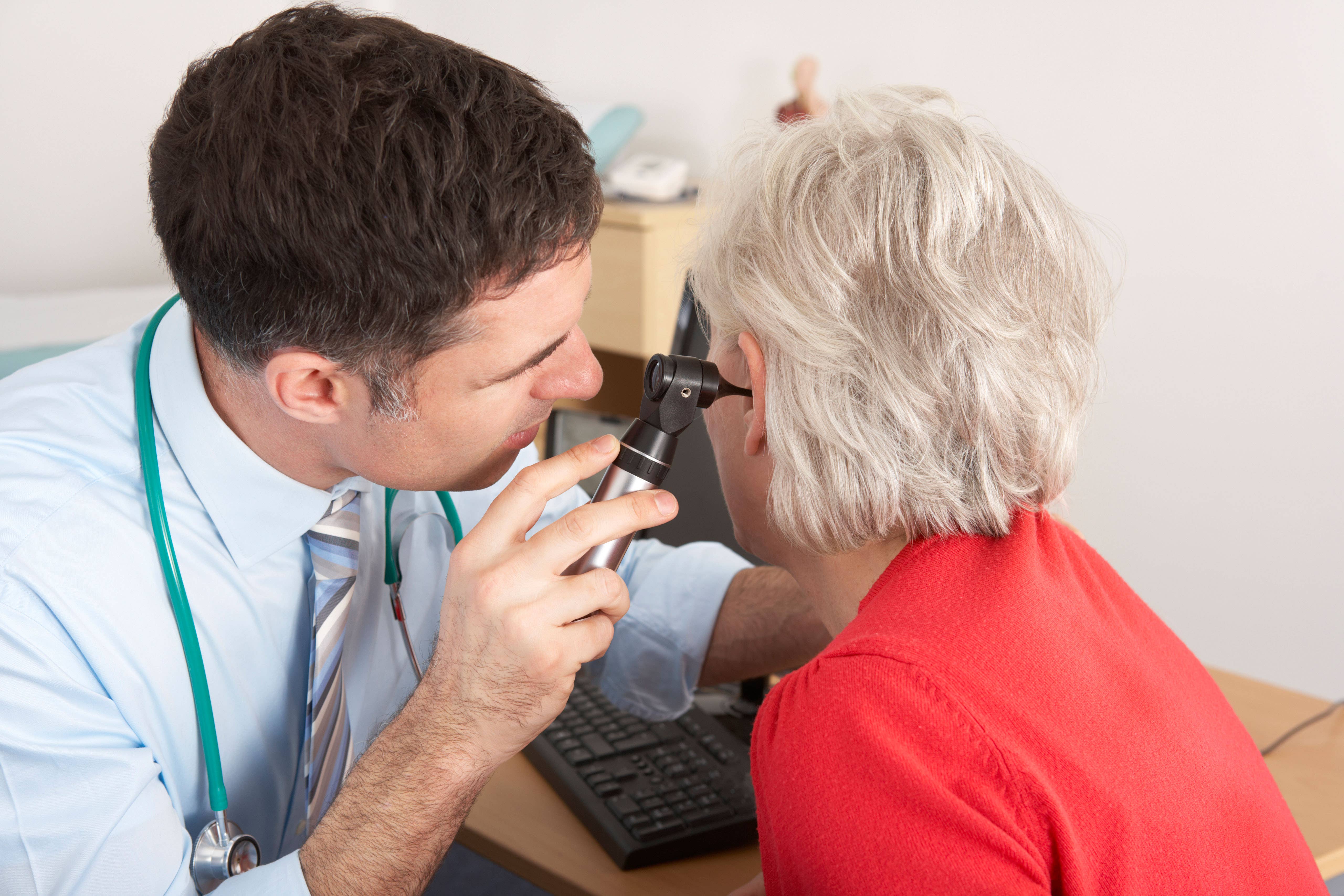 People with impacted ear wax in the UK are struggling to hear and need local NHS removal services, a study has found (Alamy/PA)