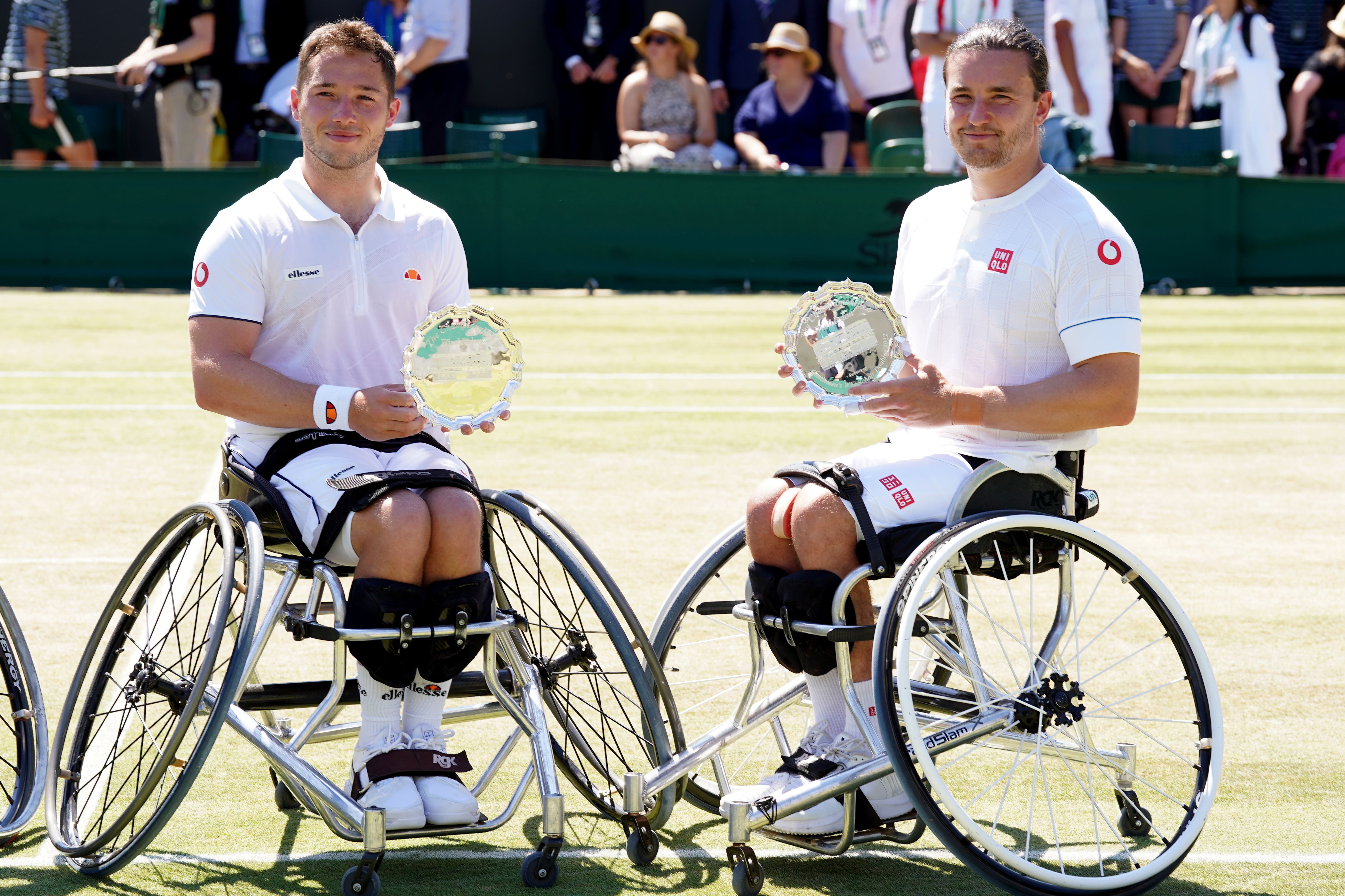 Alfie Hewett and Gordan Reid won in Melbourne (Adam Davy/PA)