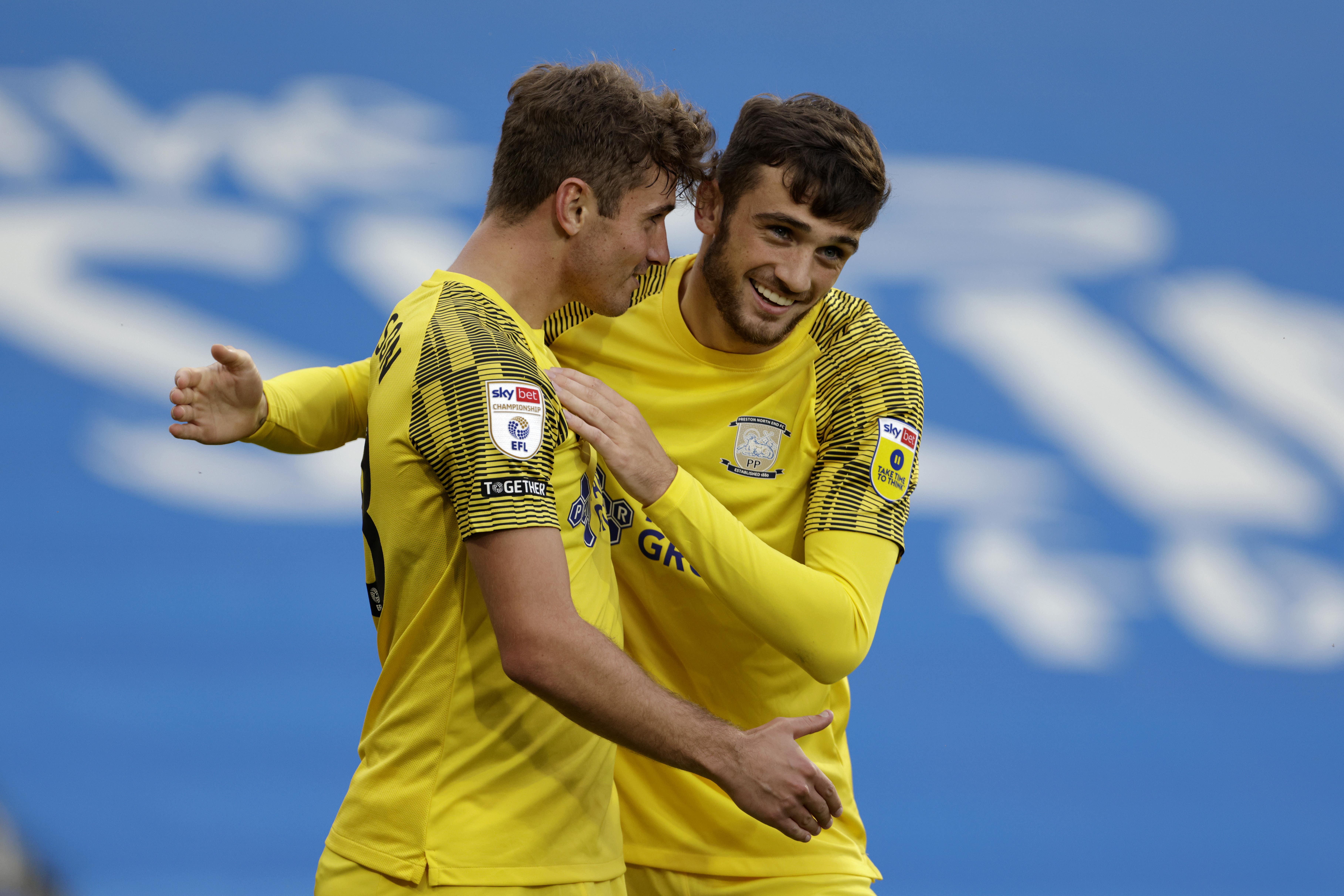 Preston forward Troy Parrott (right) is unable to face parent club Tottenham in the FA Cup this weekend (Richard Sellers/PA)