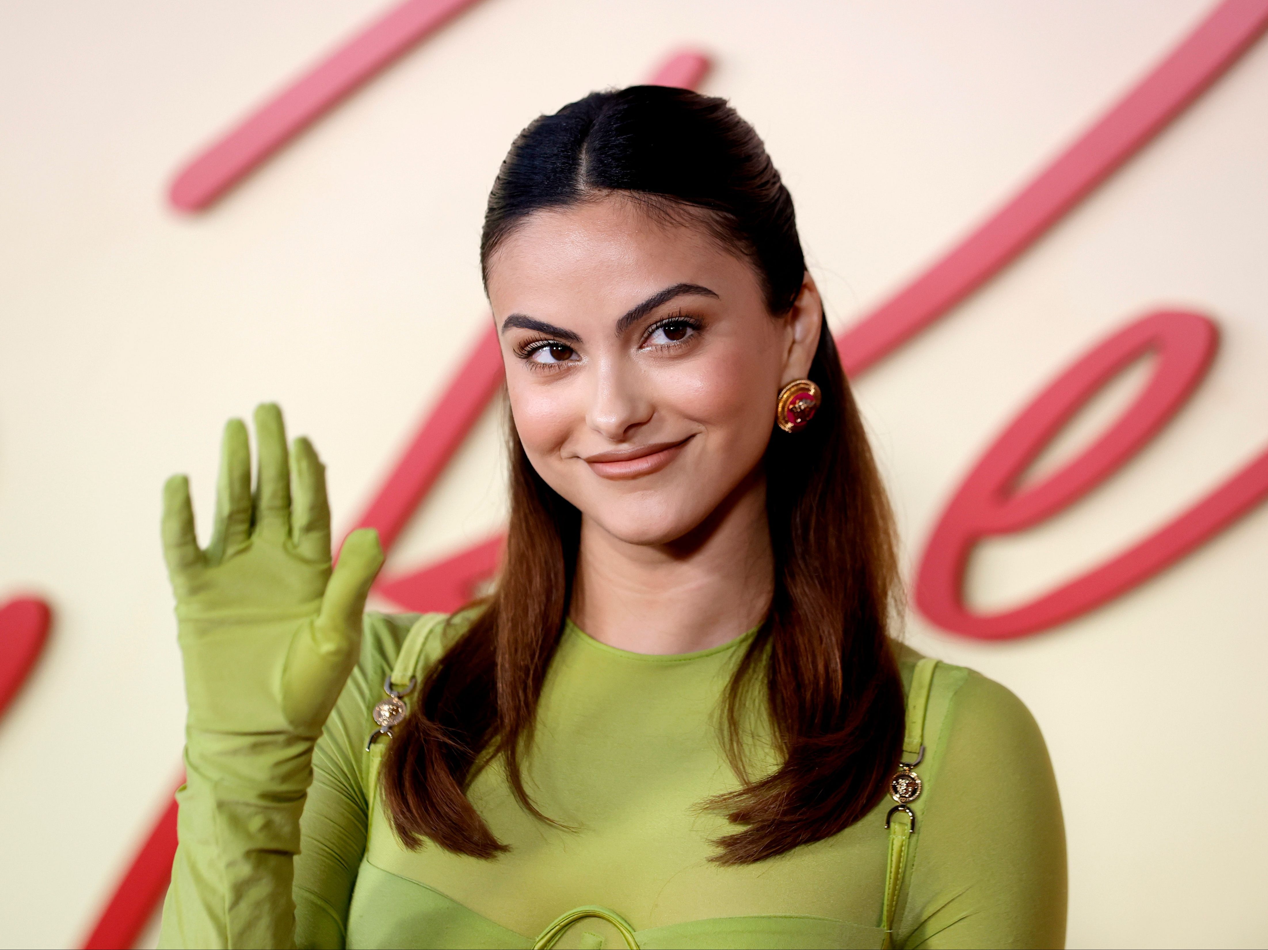 Camila Mendes attends the special screening of Netflix's "Do Revenge" at TUDUM Theater on September 14, 2022