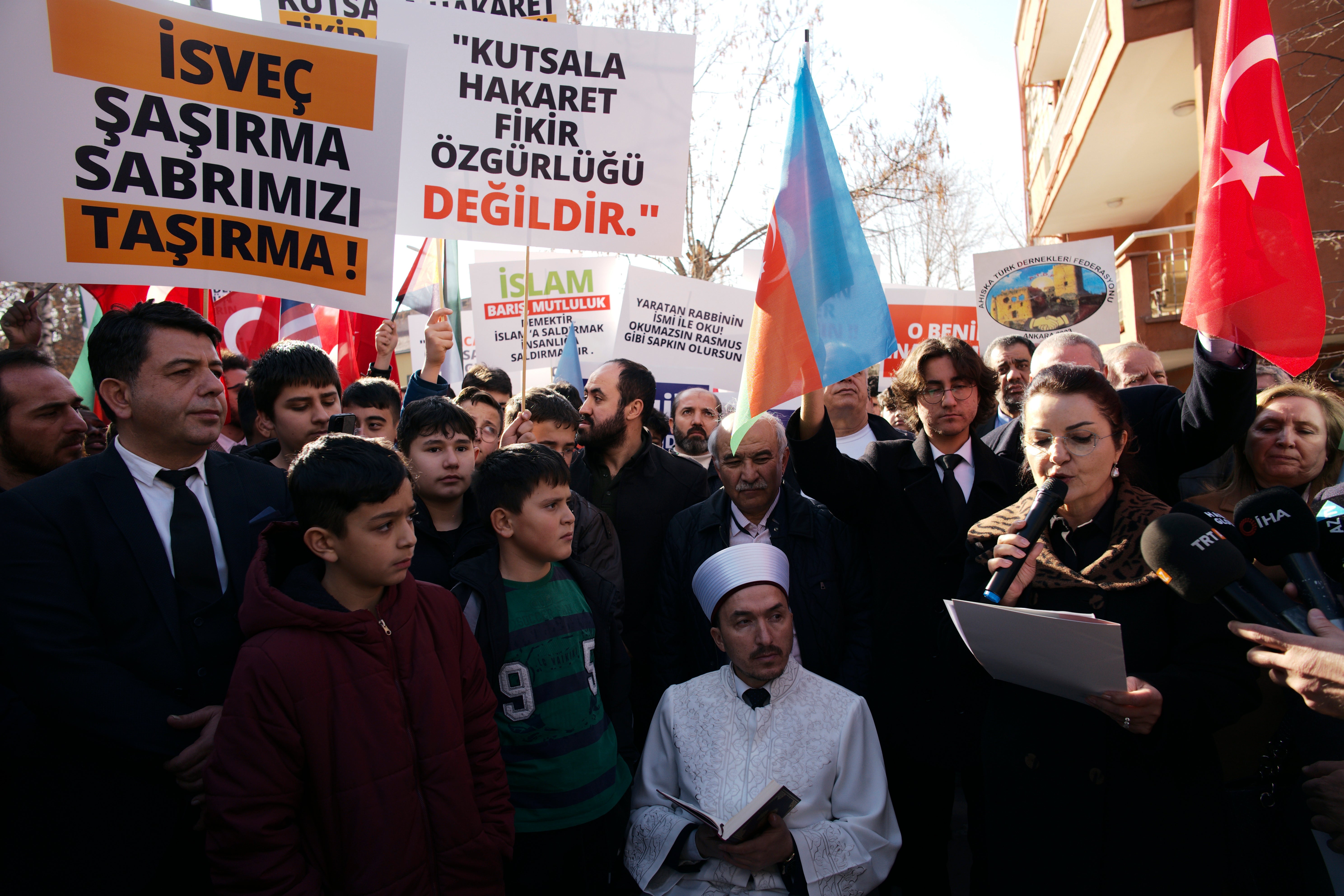 Turkey Sweden Protest