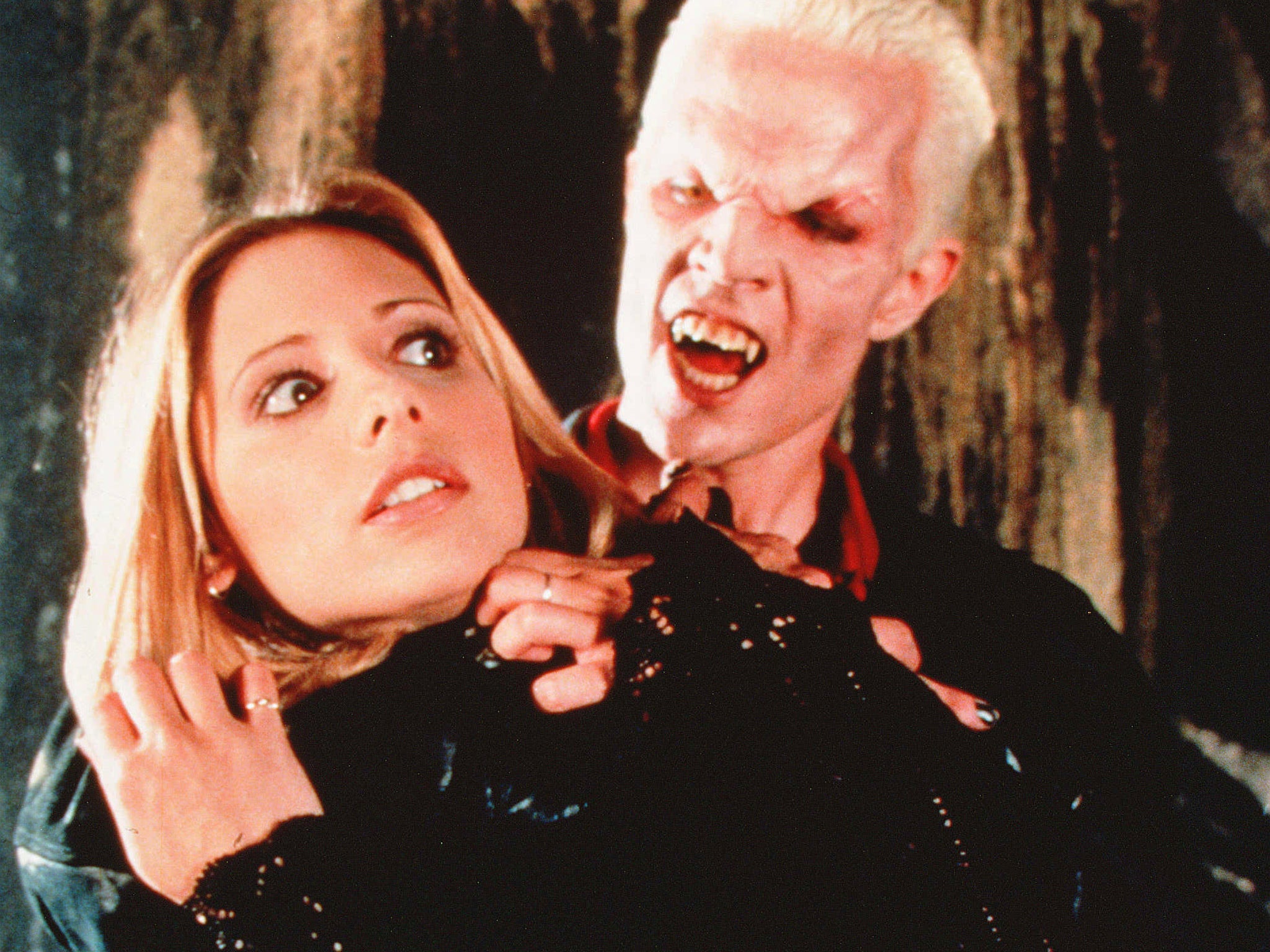 Gellar and James Marsters on ‘Buffy the Vampire Slayer'