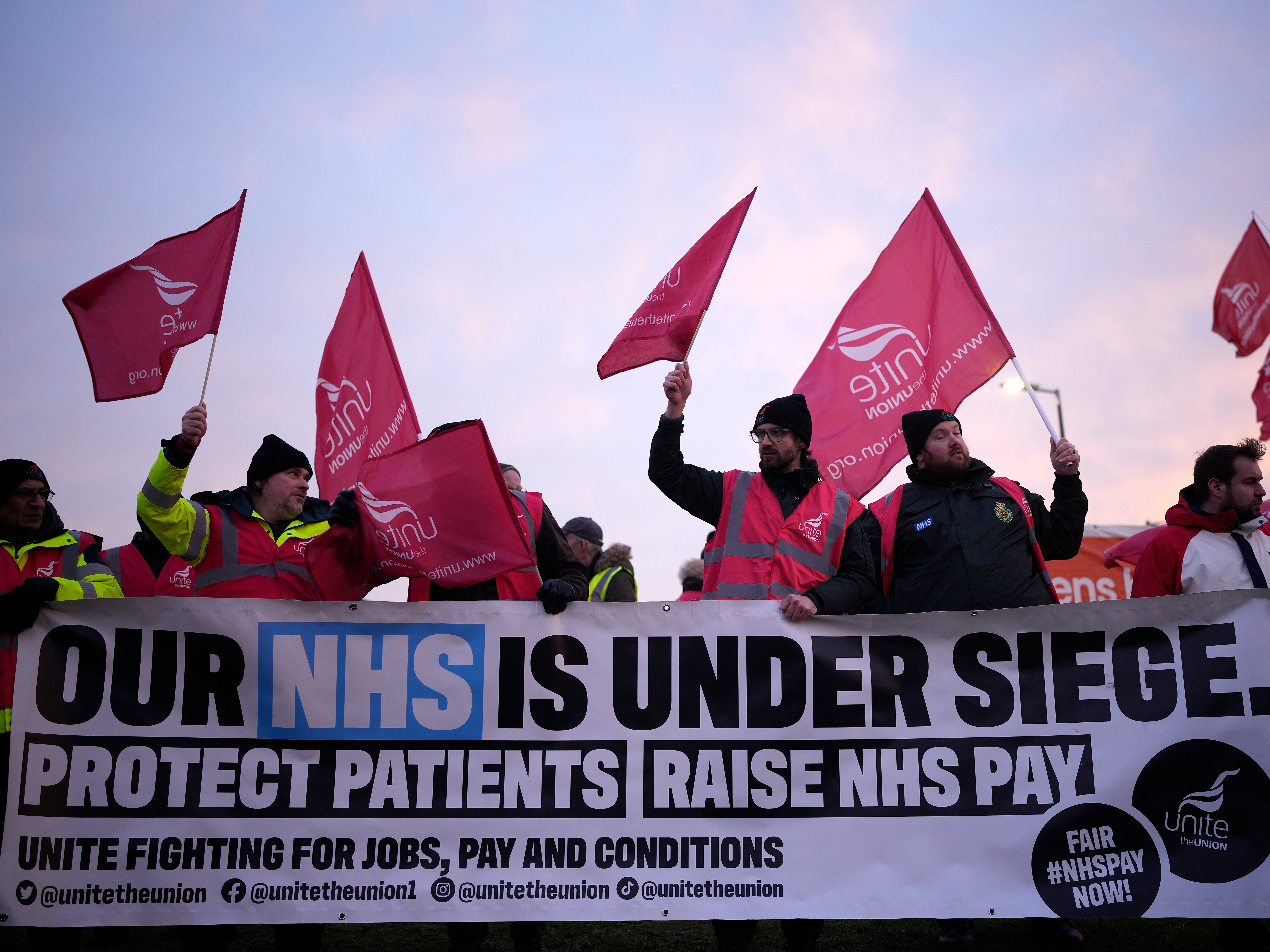 Nurses are among the workers on strike over pay as costs soar