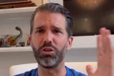 Donald Trump Jr ridiculed as he falls for parody Twitter account calling for Aretha Franklin ban