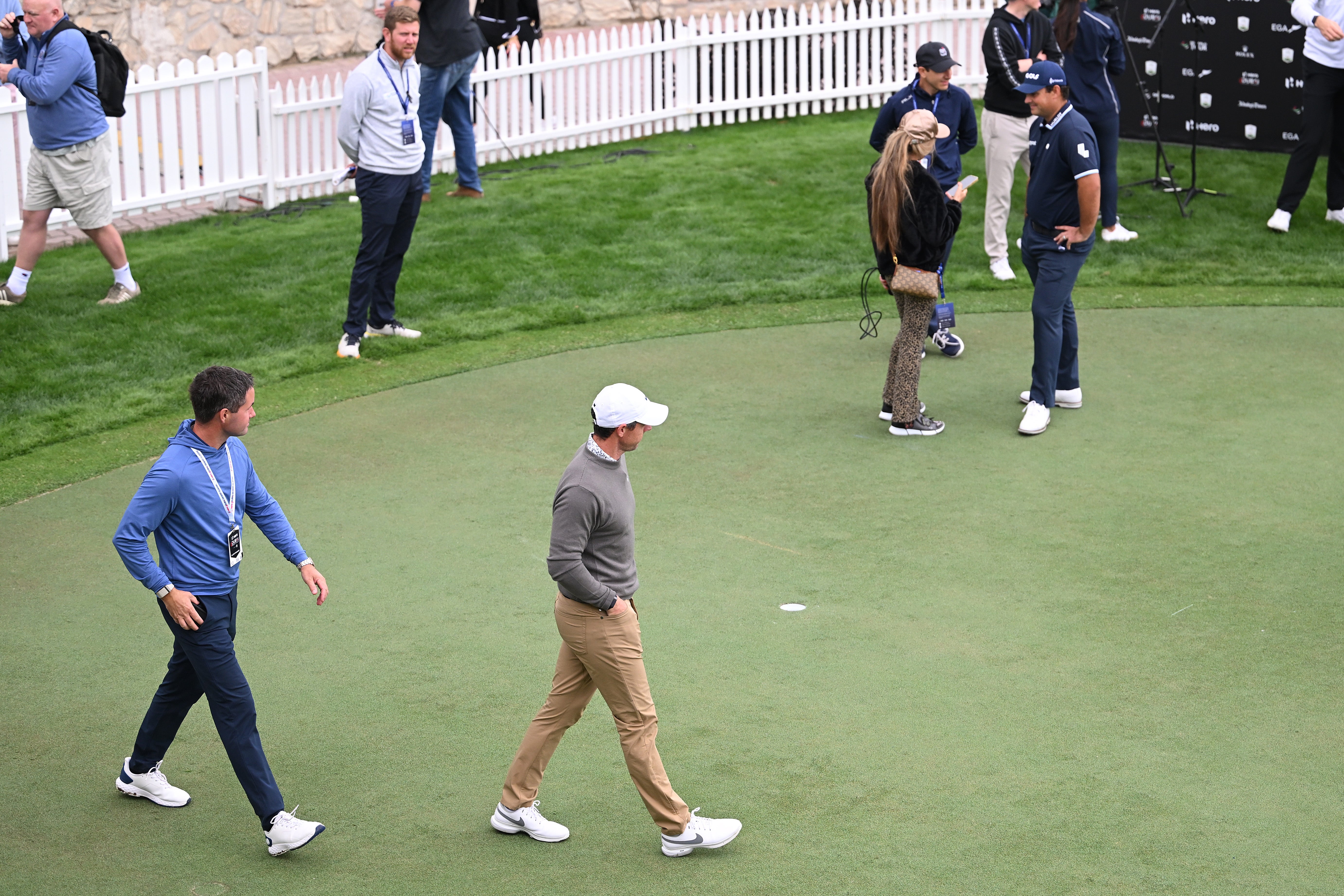 There has been practice green drama between McIlroy and Reed in Dubai this week