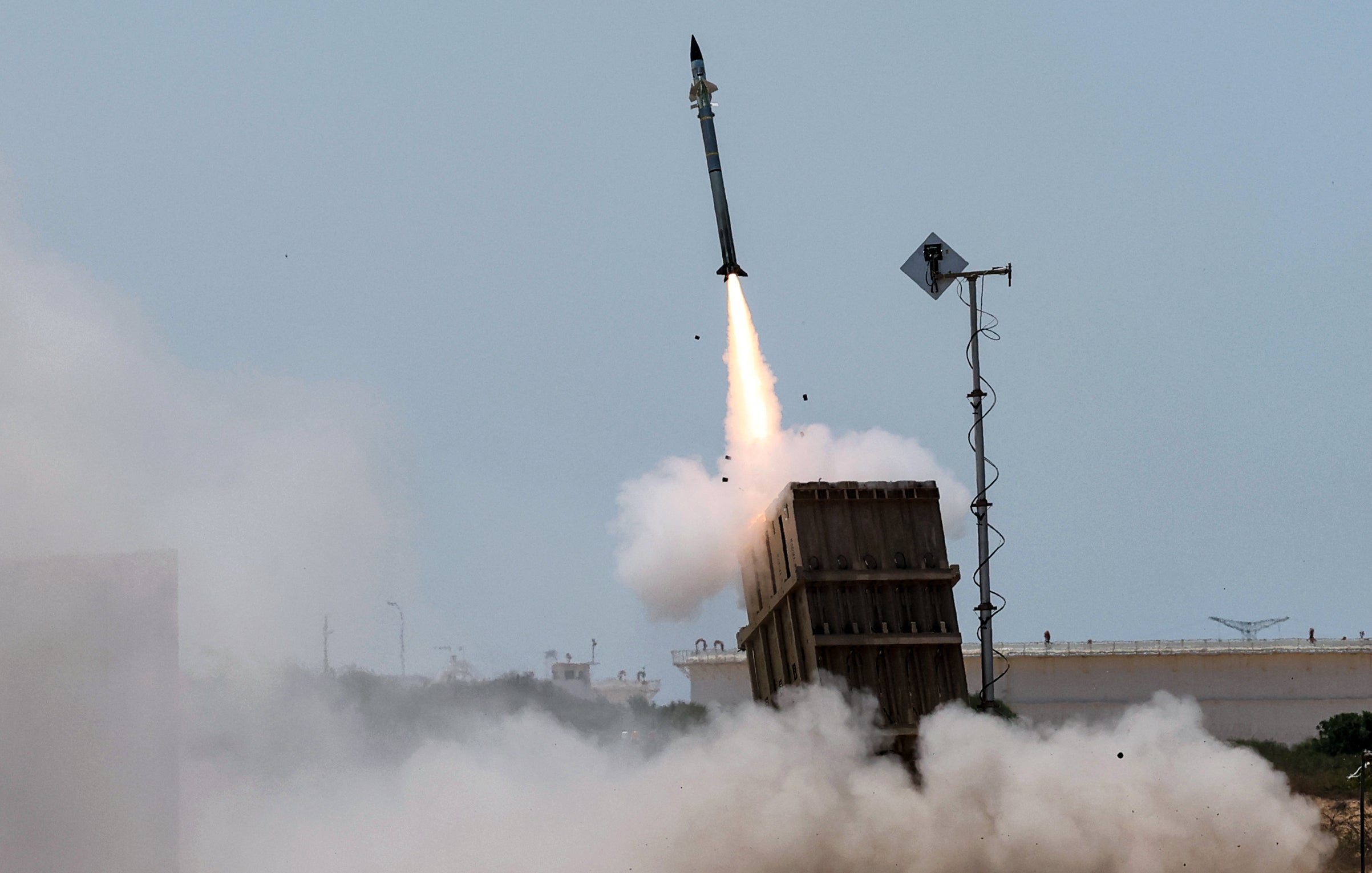 Rocket strikes from Palestinian positions in Gaza prompted retaliatory strikes from Israeli forces