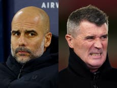 ‘Pep should smile a bit more!’: Roy Keane mocks Guardiola after frosty interview