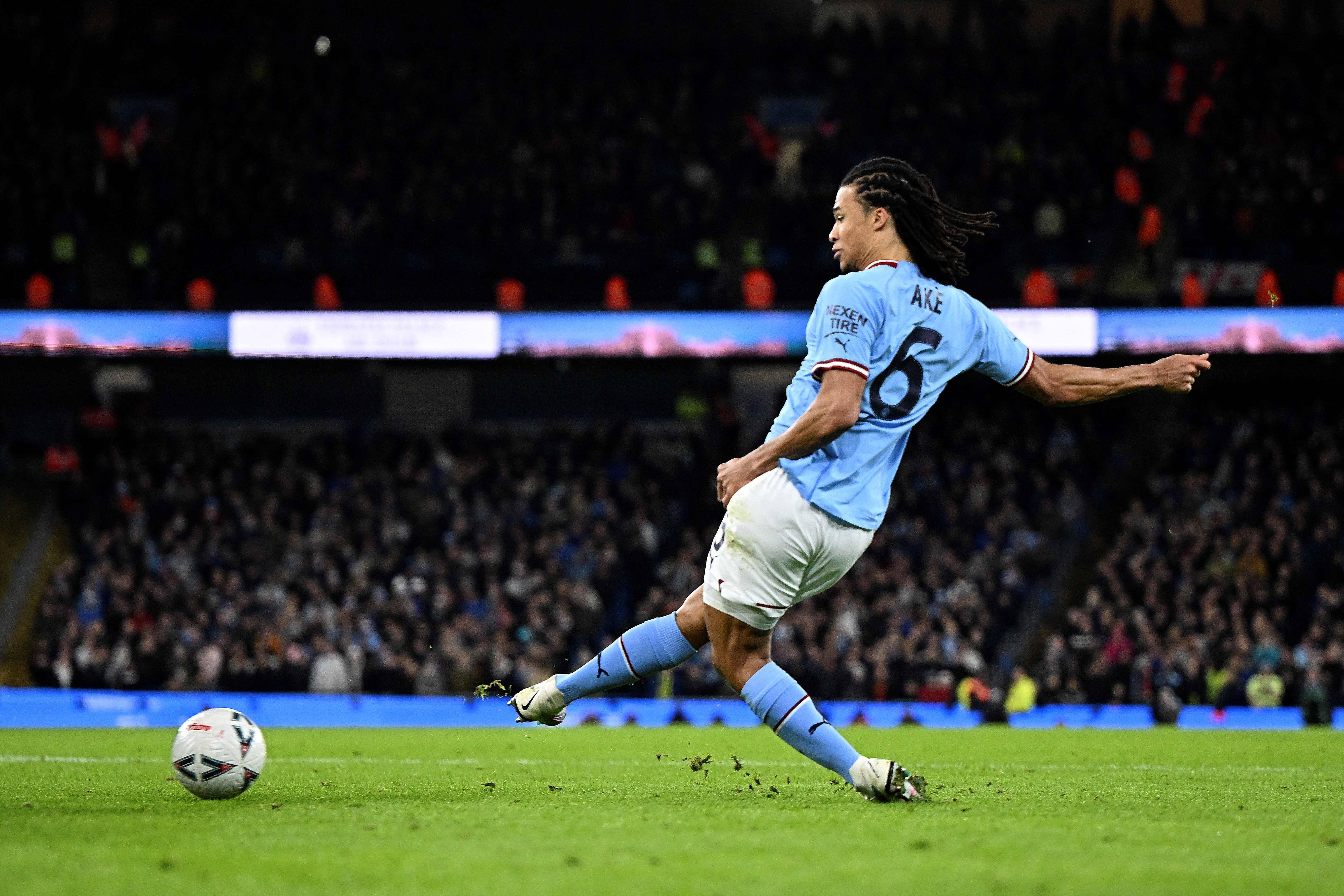 Nathan Ake calmly curled home the winning goal