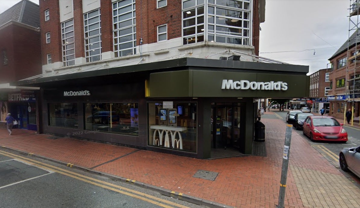 McDonald’s in Wrexham, north Wales