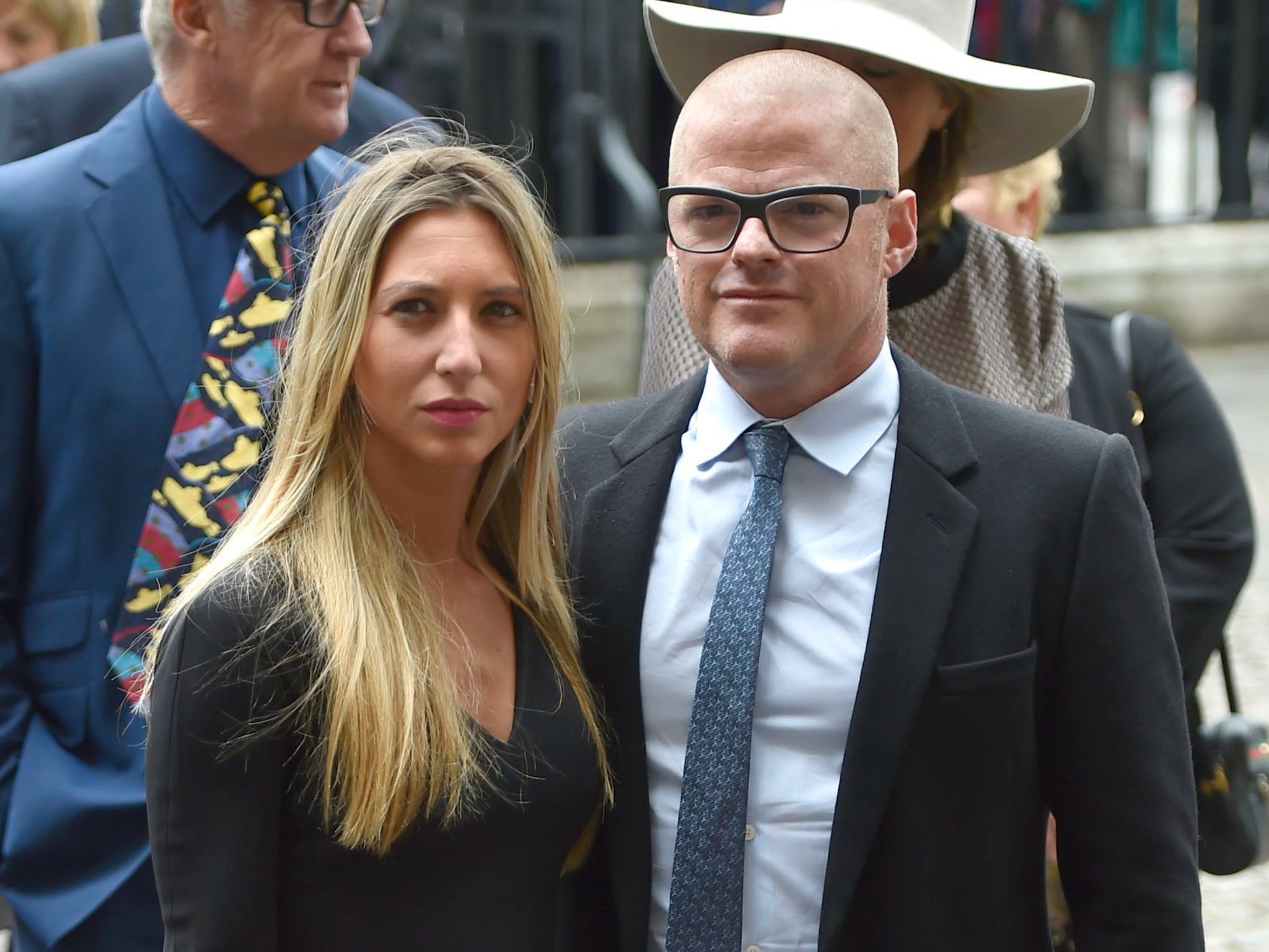 Heston Blumenthal and ex-wife Zanna pictured together in 2016