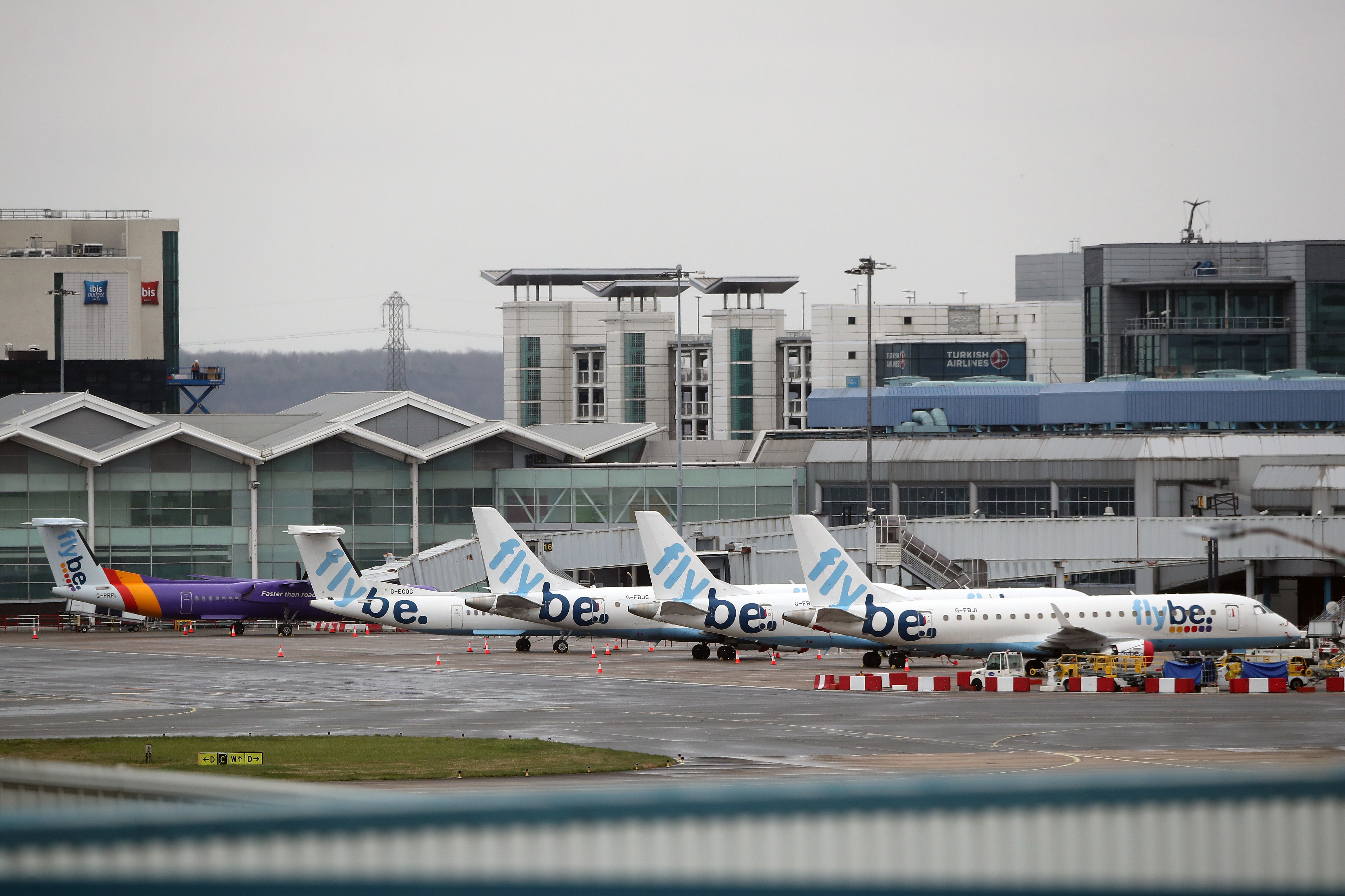 Flybe planes (Nick Potts/PA)