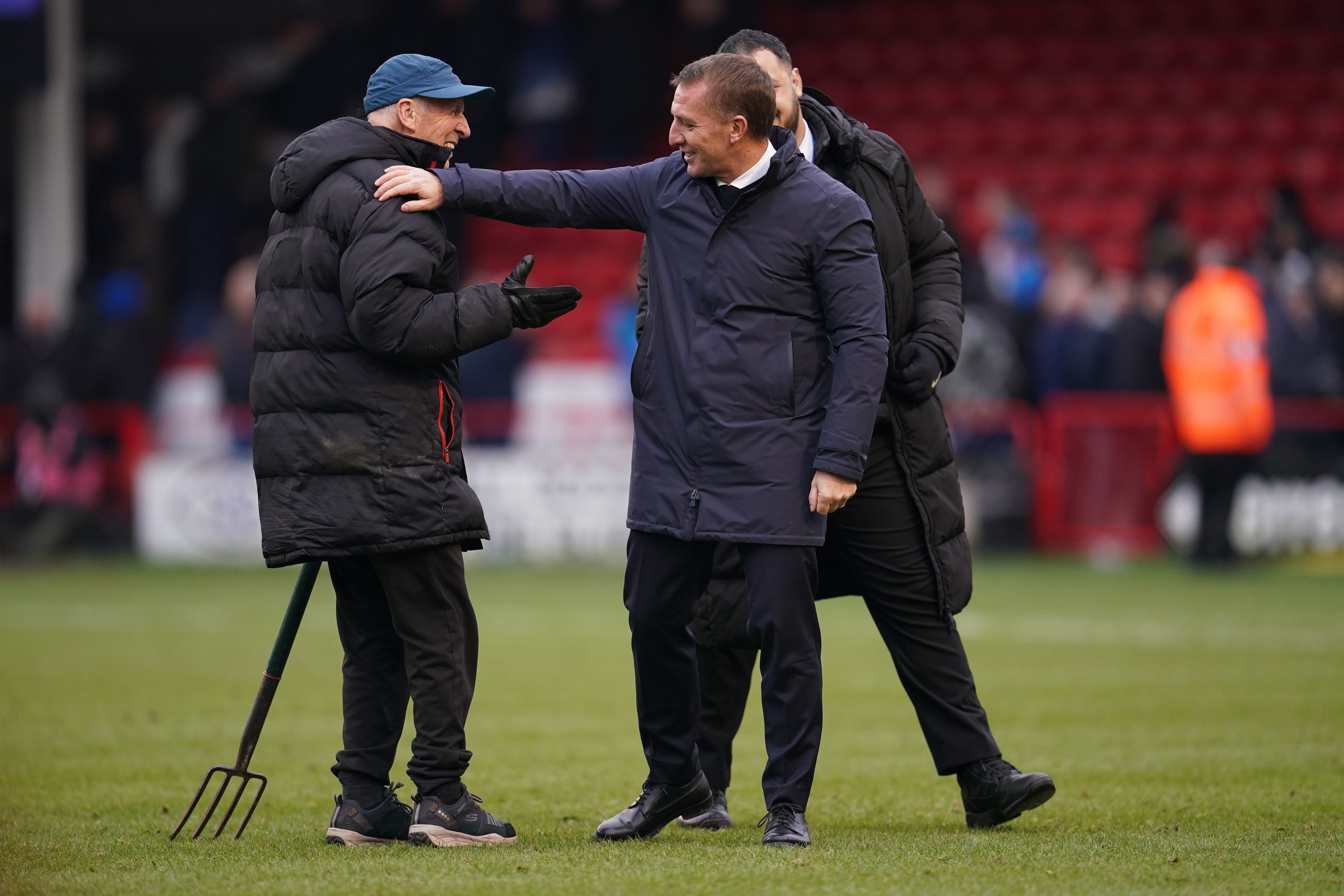 Leicester City manager Brendan Rodgers (Nick Potts/PA)