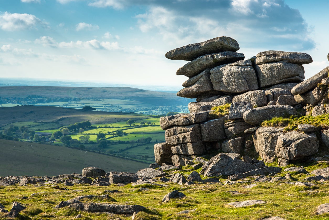 Dartmoor National park is 368 square miles and synonymous with wild camping