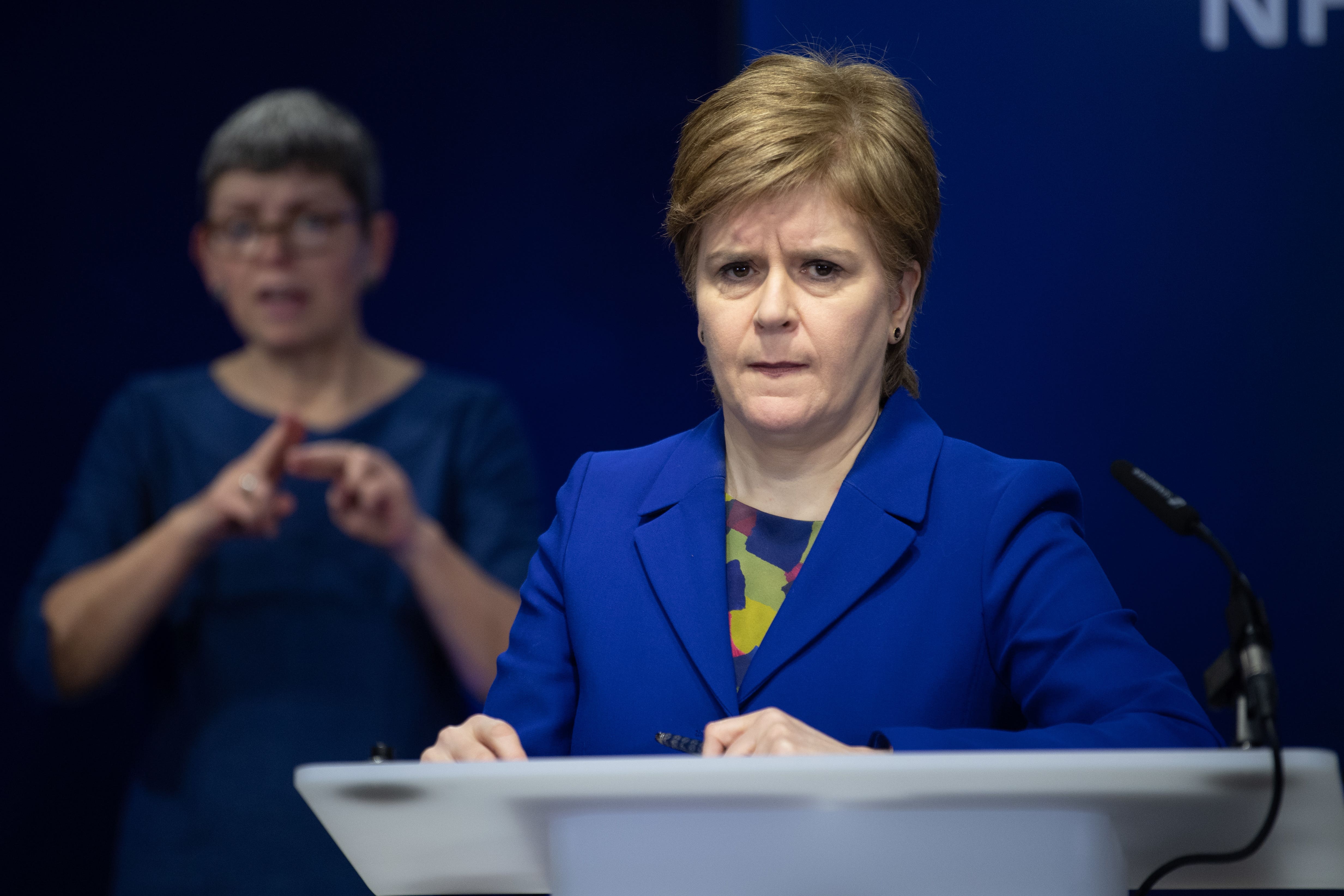 The Scottish Tories want Nicola Sturgeon to block the transfer of Tiffany Scott to a female prison (Lesley Martin/PA)