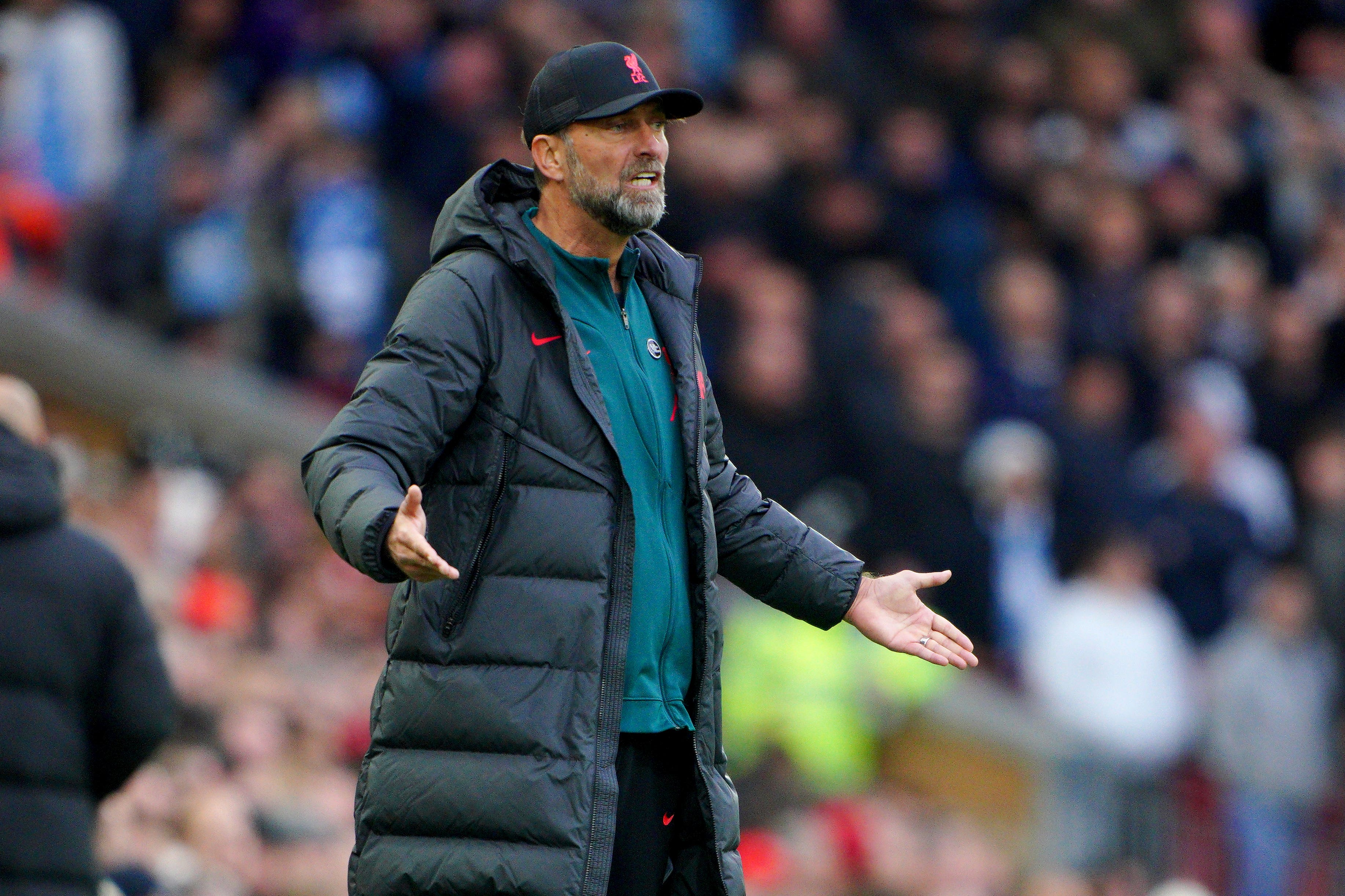 Jurgen Klopp has called on his players to give more (Peter Byrne/PA)