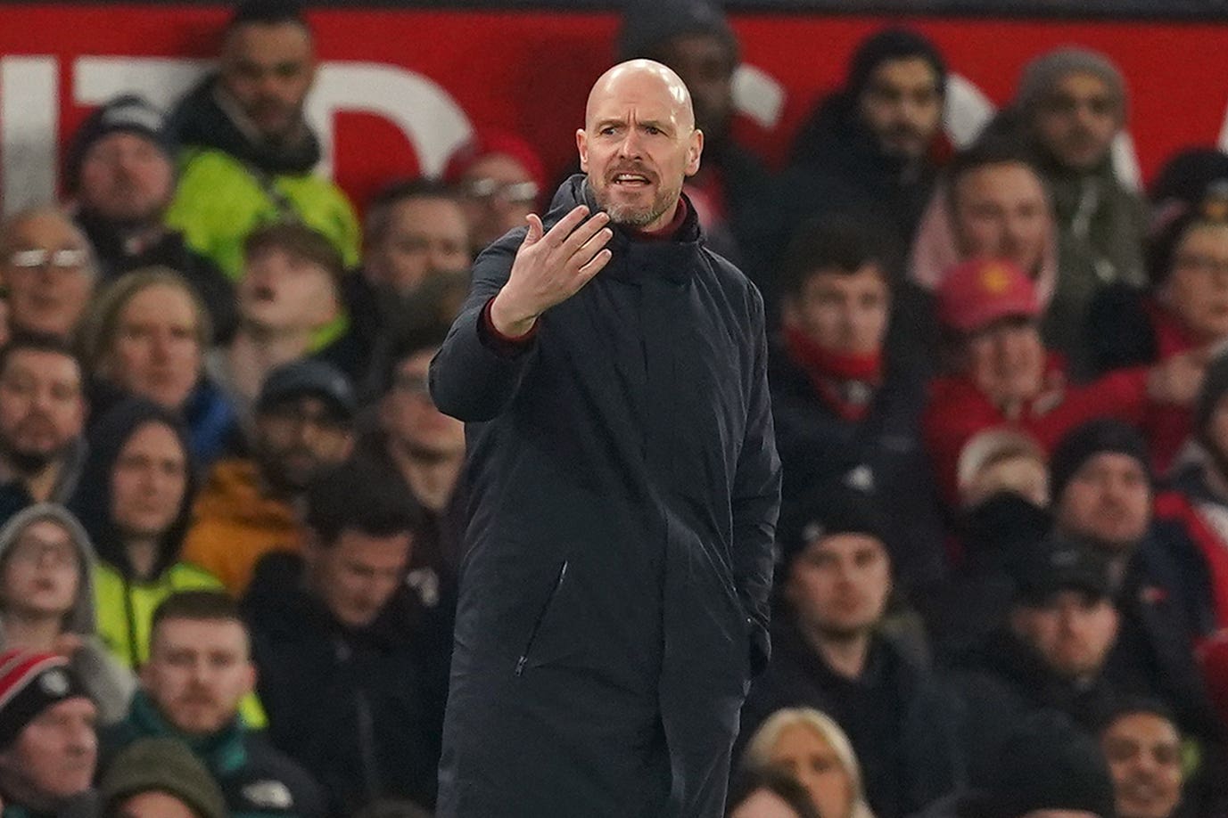 Manchester United manager Erik ten Hag saw his side make FA Cup progress (Martin Rickett/PA)