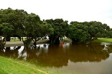 ‘Unprecedented’ flash floods and landslides bring Auckland to grinding halt for third day