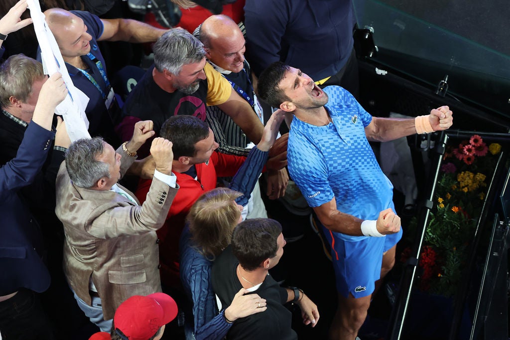 Djokovic was visibly emotional after winning the 2023 Australian Open