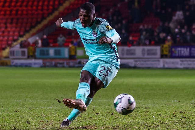 Moises Caicedo wants to leave Brighton (Steven Paston/PA)