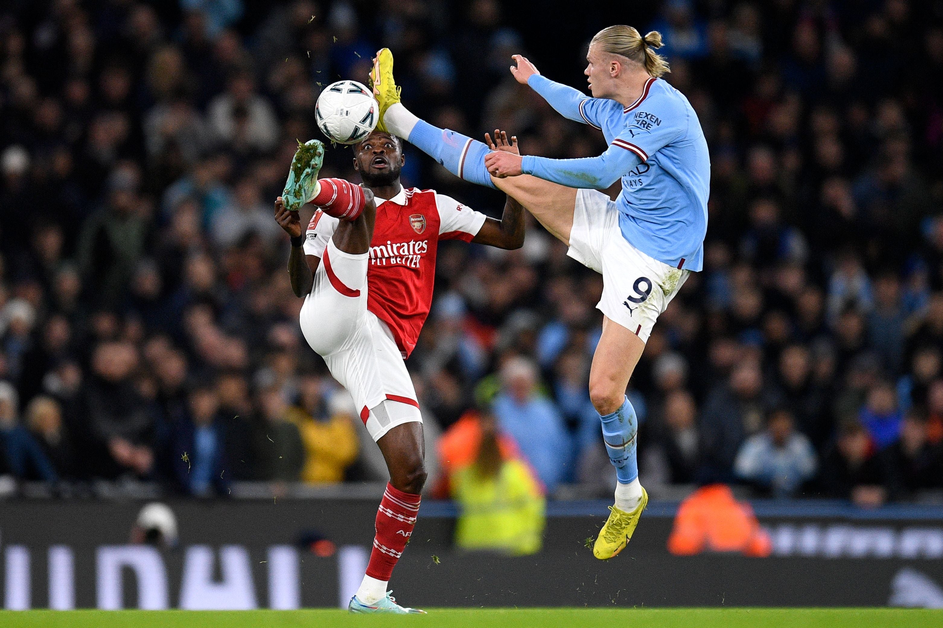 The combative Partey helped keep Erlin Haaland quiet in the FA Cup on Friday night