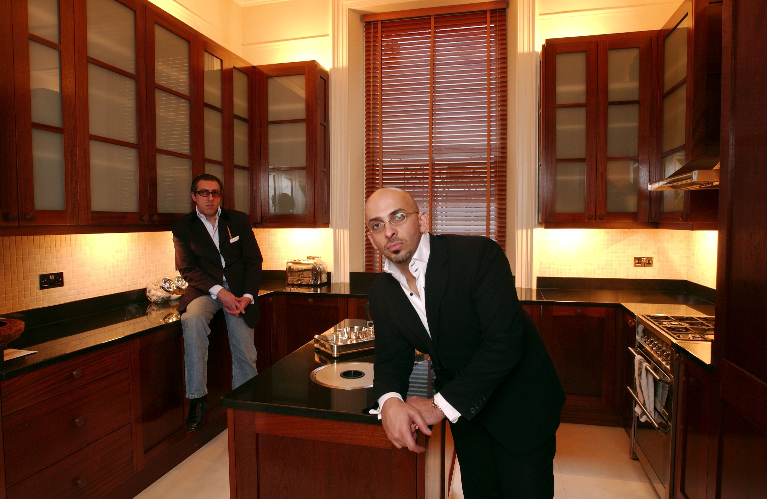 Zahawi pictured in the kitchen of his London home in 2004