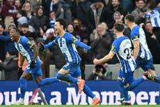 Brighton maintain role as Liverpool’s bogey team with last-gasp winner