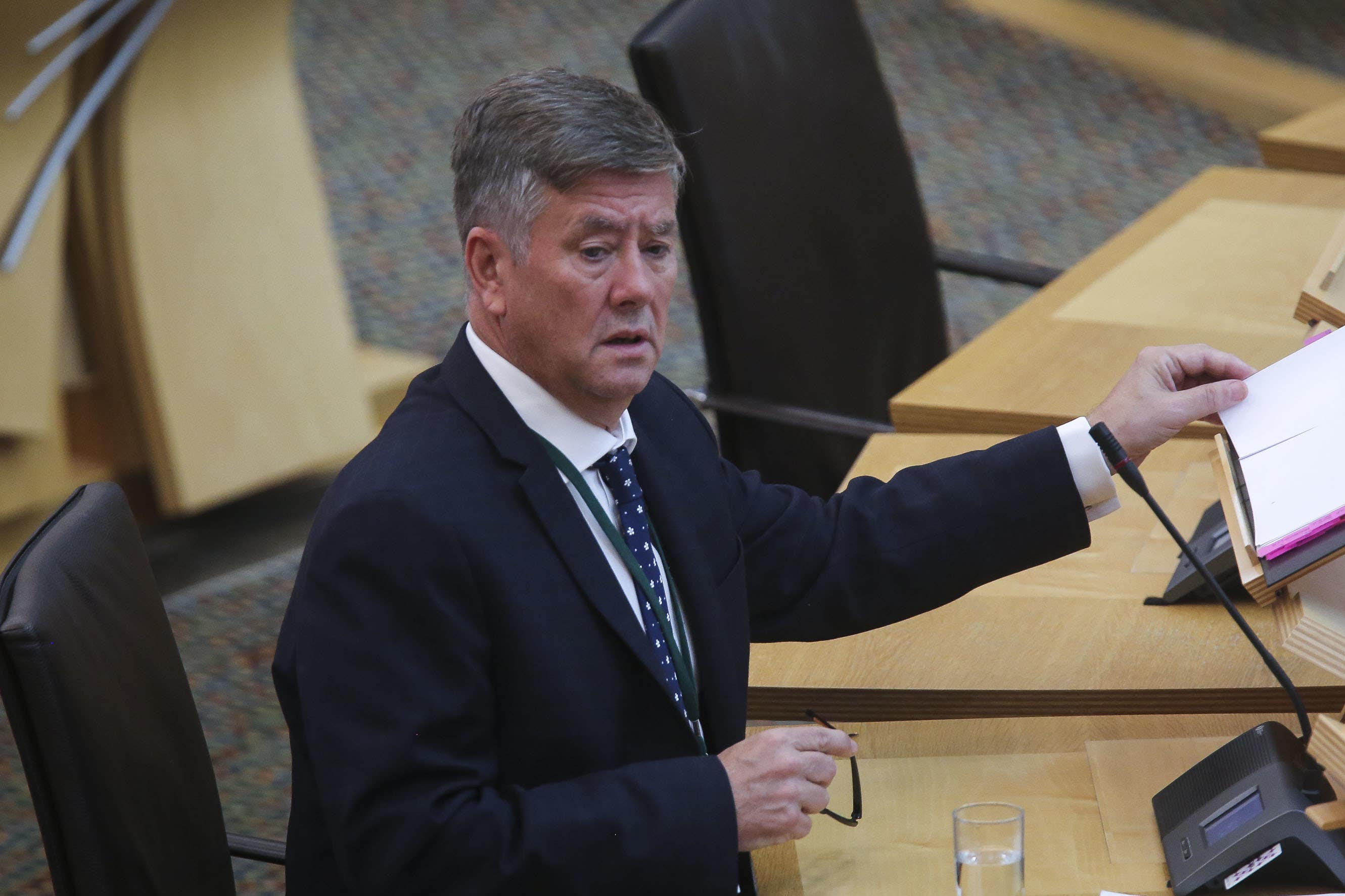 Keith Brown said an urgent review would be carried out (Fraser Bremner)