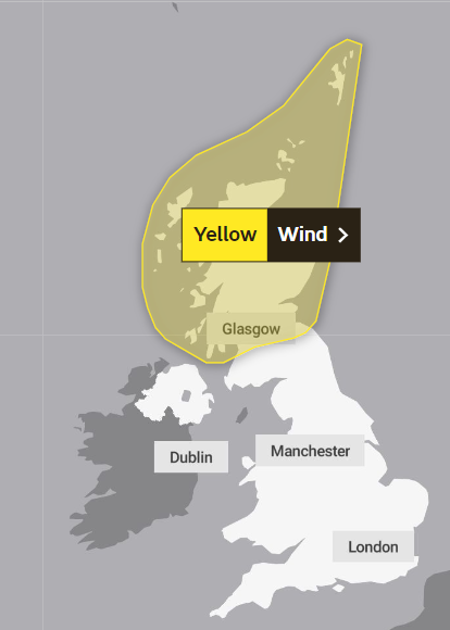 The Met Office weather map