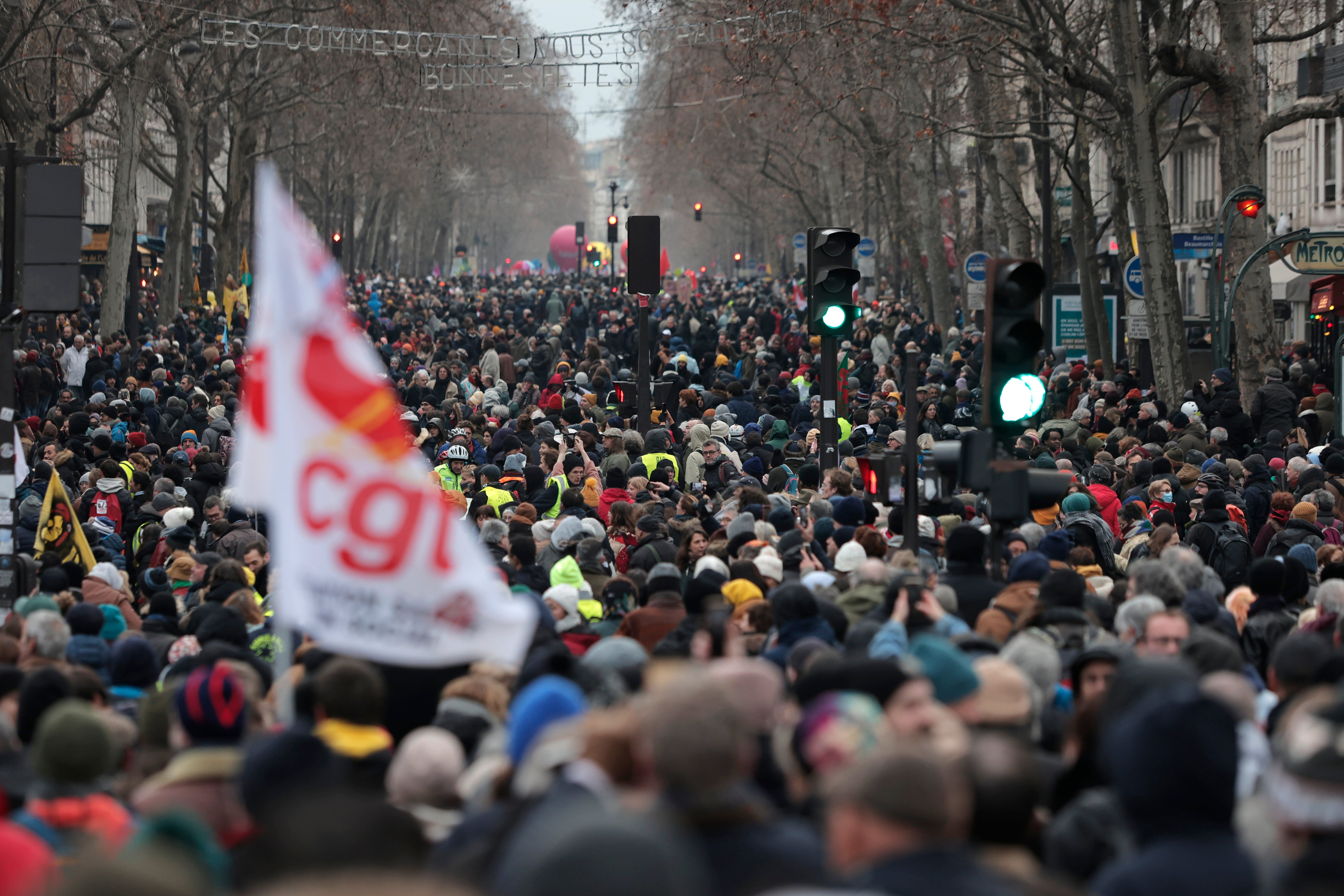 France Pension Protests