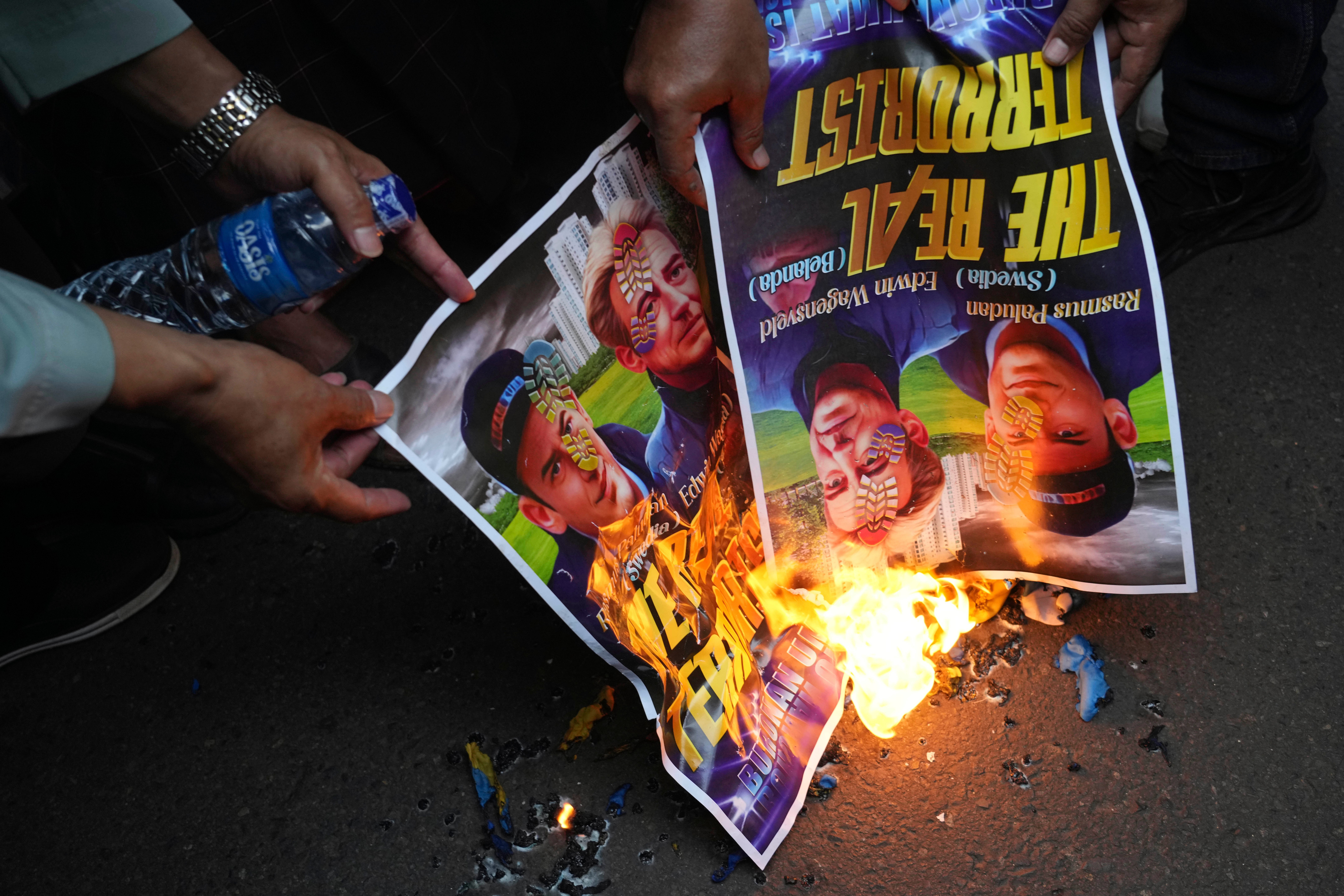 Indonesia Sweden Protest