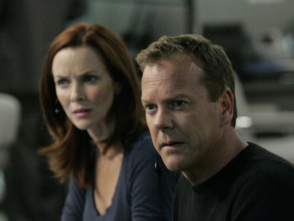 Annie Wersching and Kiefer Sutherland in ‘24’