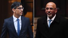 Rishi Sunak continues to face questions despite sacking Tory chair Nadhim Zahawi