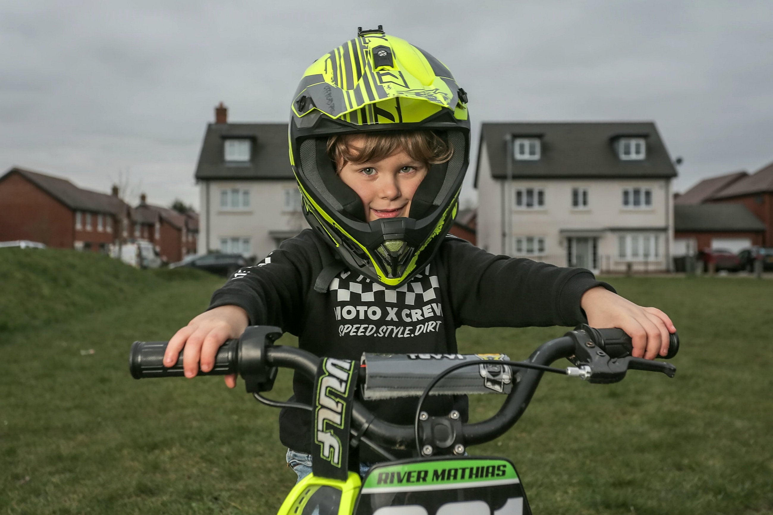 River started riding motorbikes before he could walk