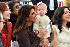 Nick Jonas and Priyanka Chopra’s baby girl seen in public for first time