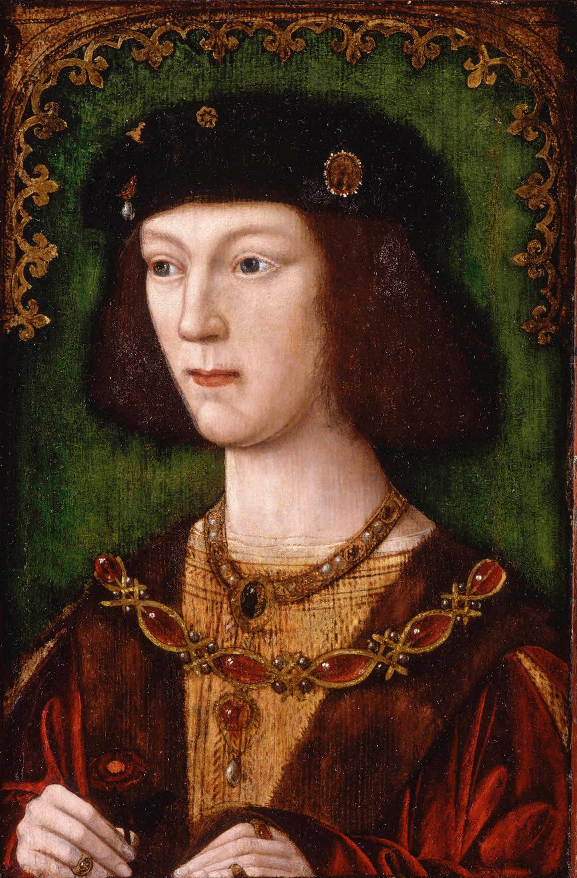 The young Henry VIII in the early 1500s