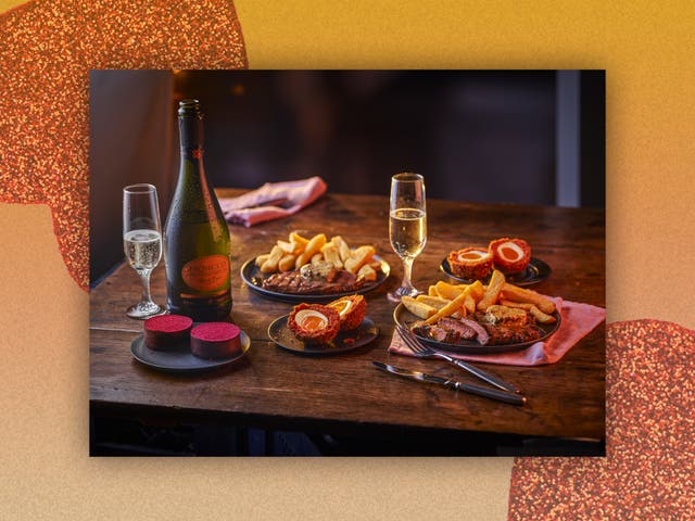 <p>Choose from mushroom Wellington parcels, Mediterranean antipasti and dark chocolate and raspberry velvet tortes</p>