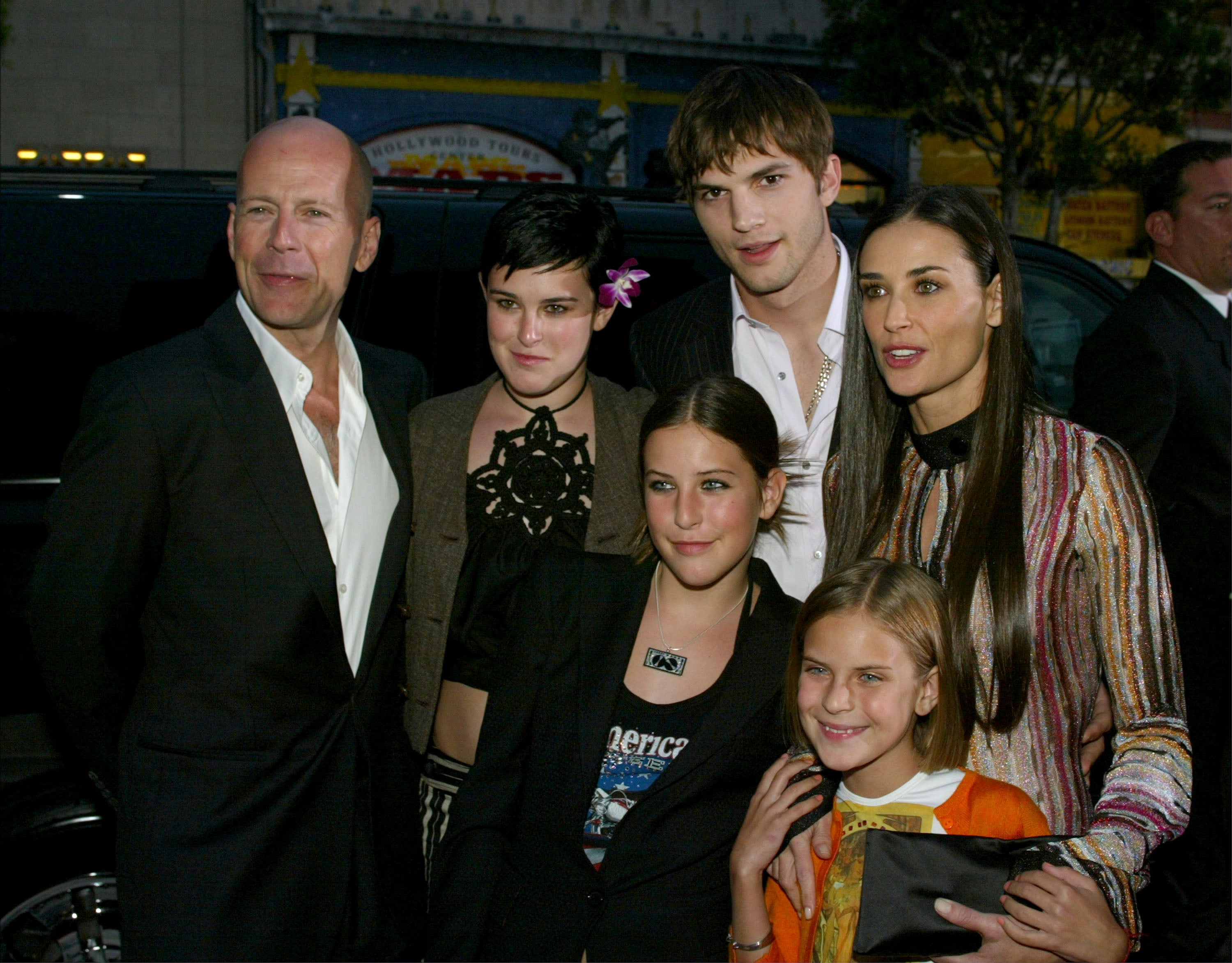 Bruce Willis and family