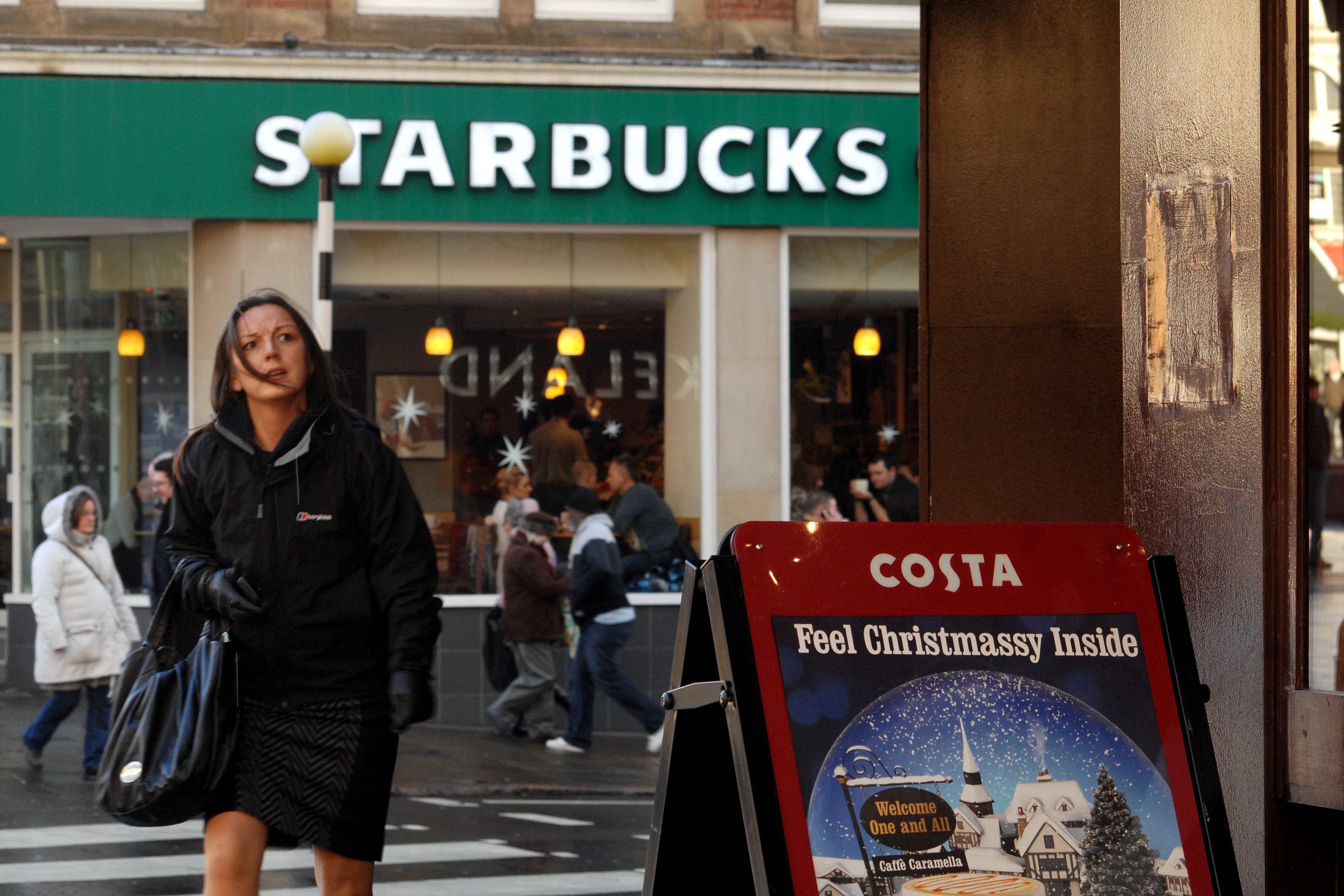 A study has found high street coffee chains offer “huge” differences in the amount of caffeine they serve (Lewis Stickley/PA)