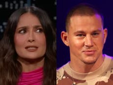 Salma Hayek says Channing Tatum ‘nearly killed’ her during Magic Mike lap dance