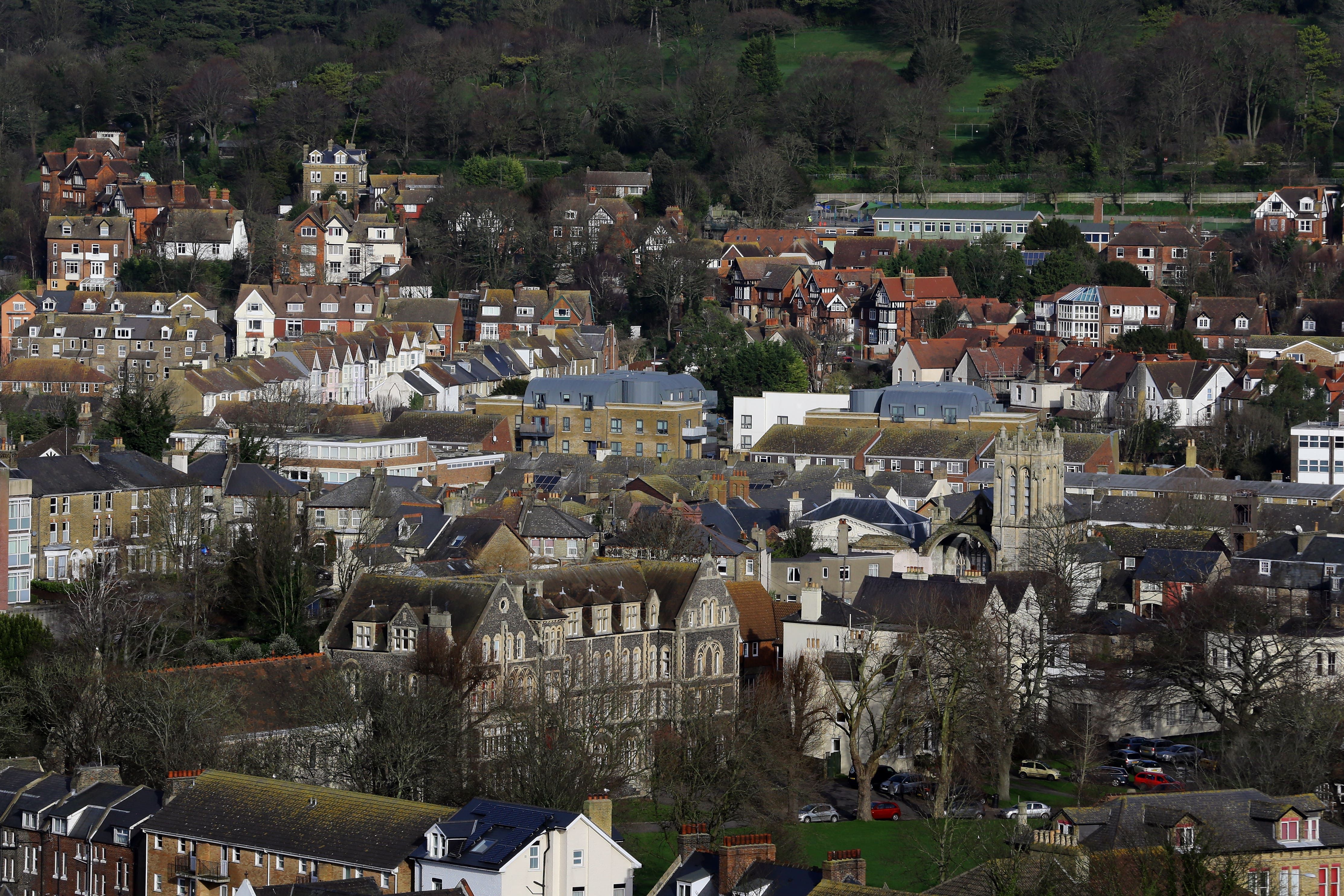 The average UK house price fell by 0.6% in January, marking the fourth month-on-month price drop in a row (Gareth Fuller/PA)