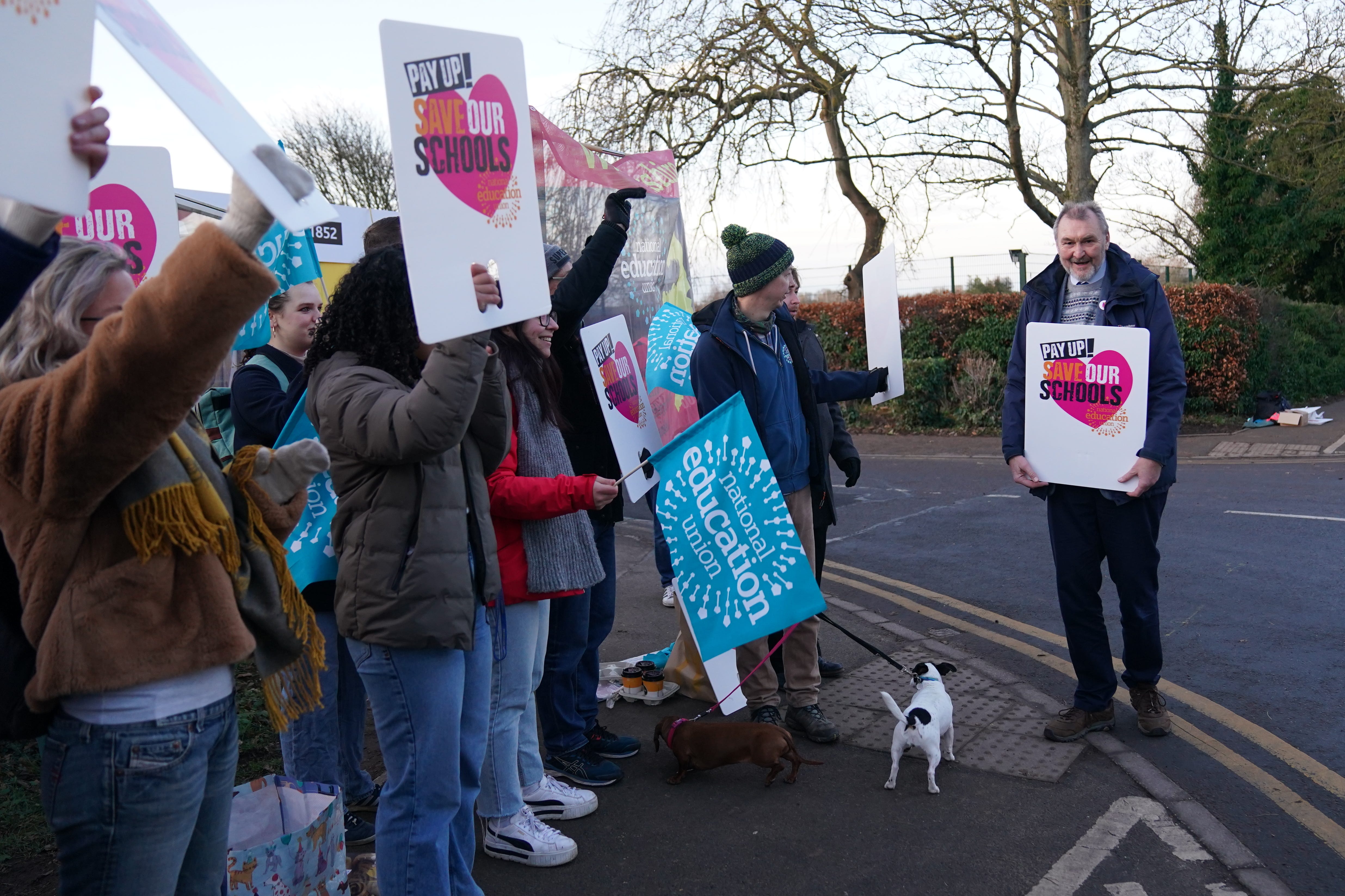 School closures caused a sharp drop in traffic on Wednesday morning, new figures show (Jacob King/PA)