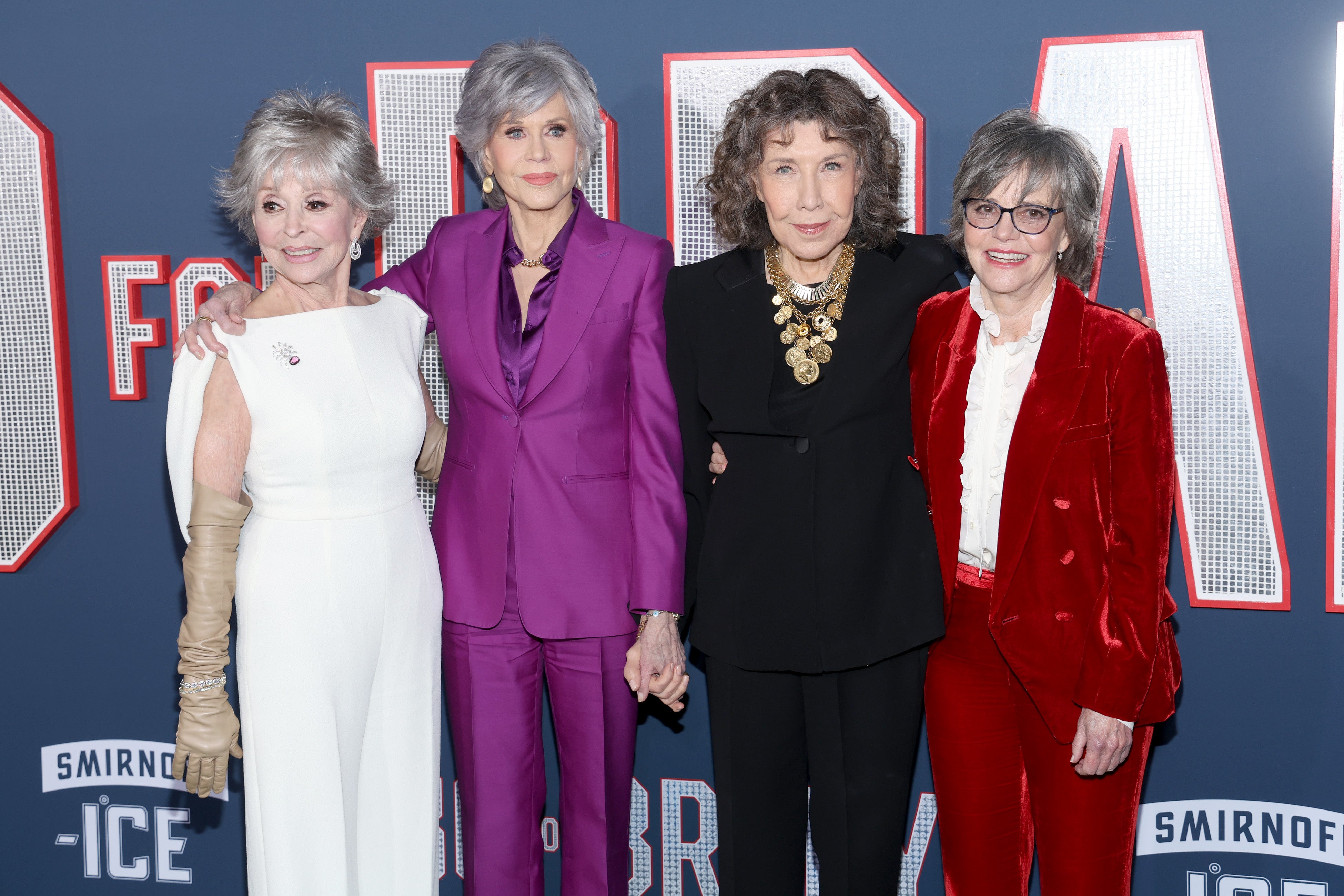 Rita Moreno, Jane Fonda, Lily Tomlin and Sally Field