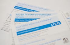 Households face biggest hike in water bills in almost 20 years 