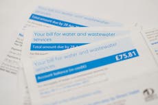 Households face biggest hike in water bills in almost 20 years