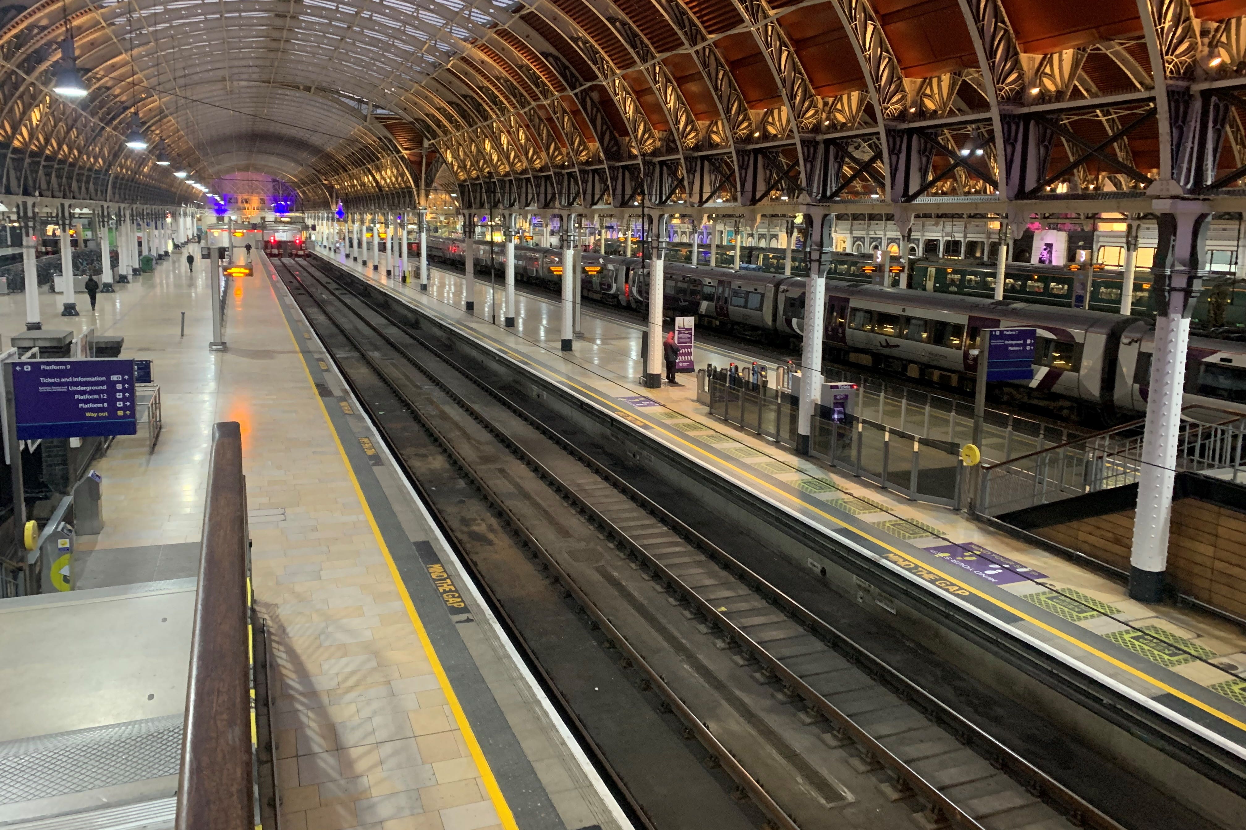 Train services will be hit by strike action on Friday (Peter Clifton/PA)