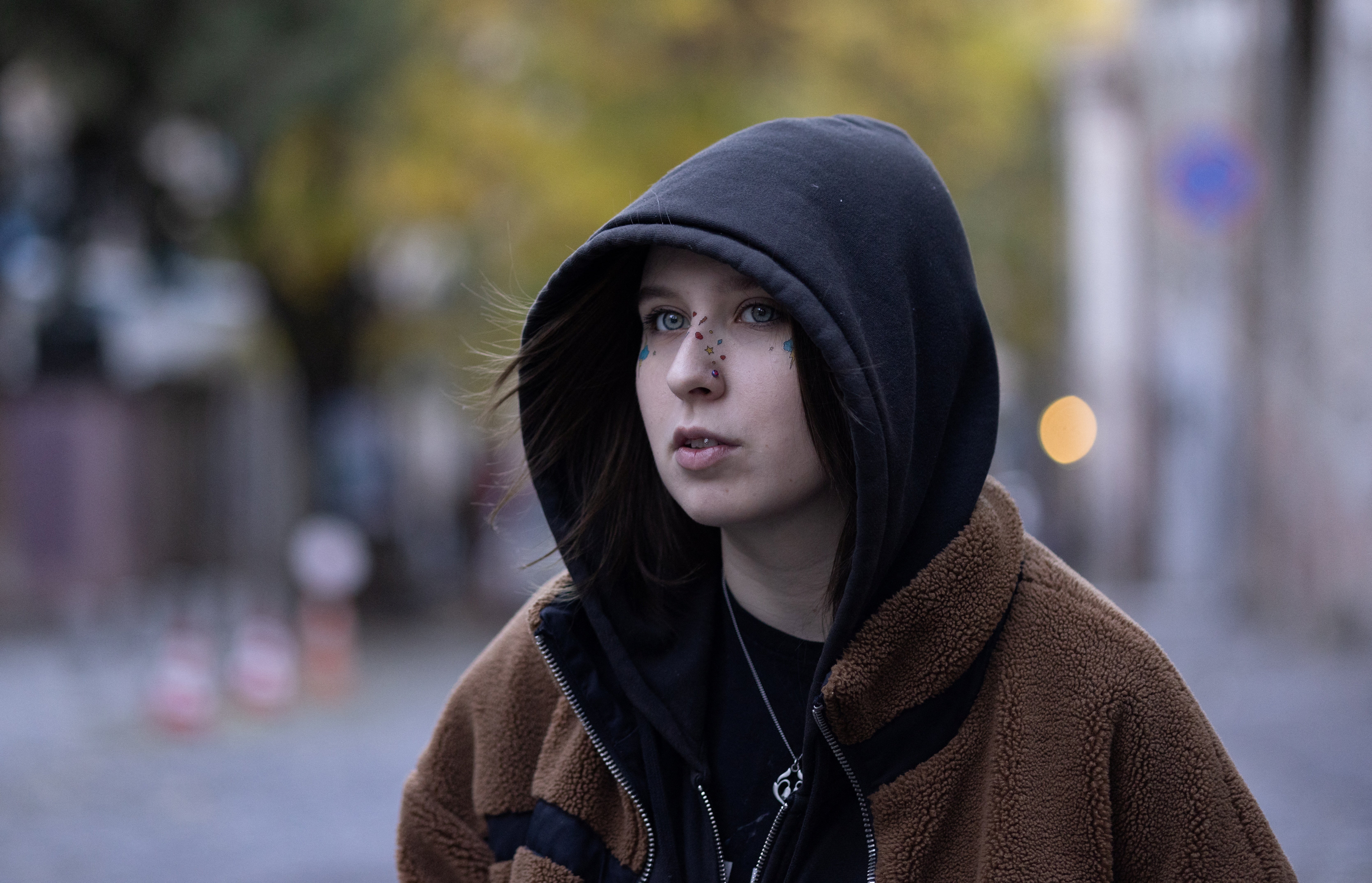 Anastasia exploring center of Tbilisi